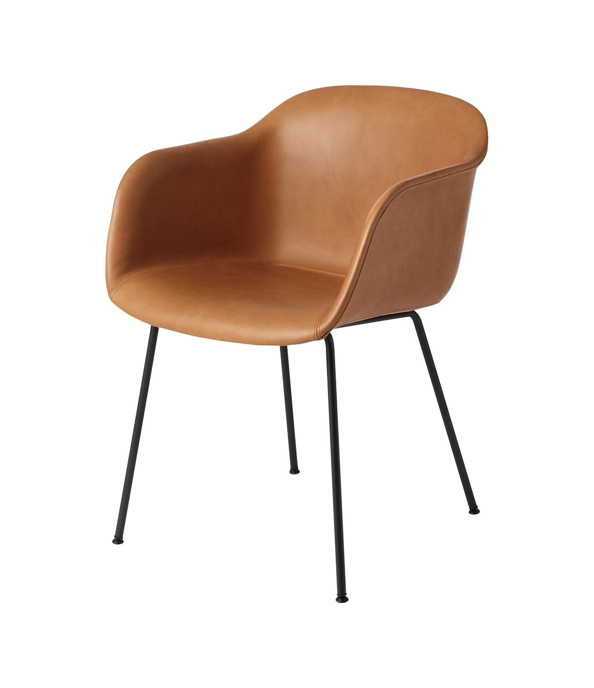 Fiber扶手椅 - 管状底座