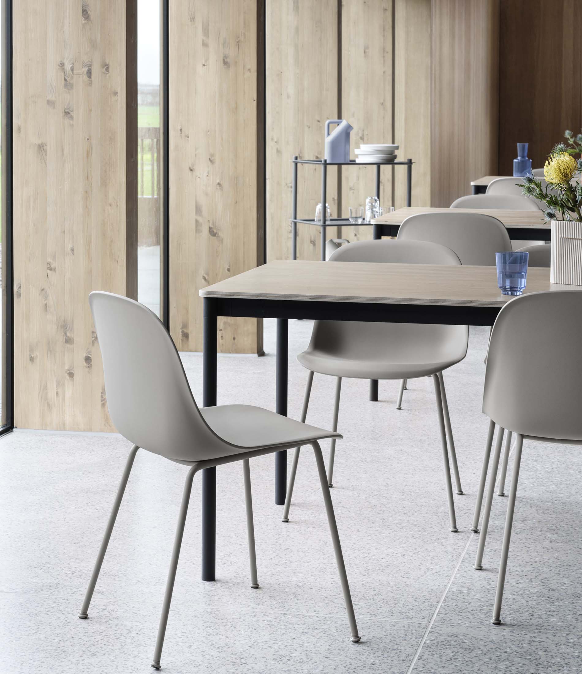 Fiber Side Chair - Tube Base