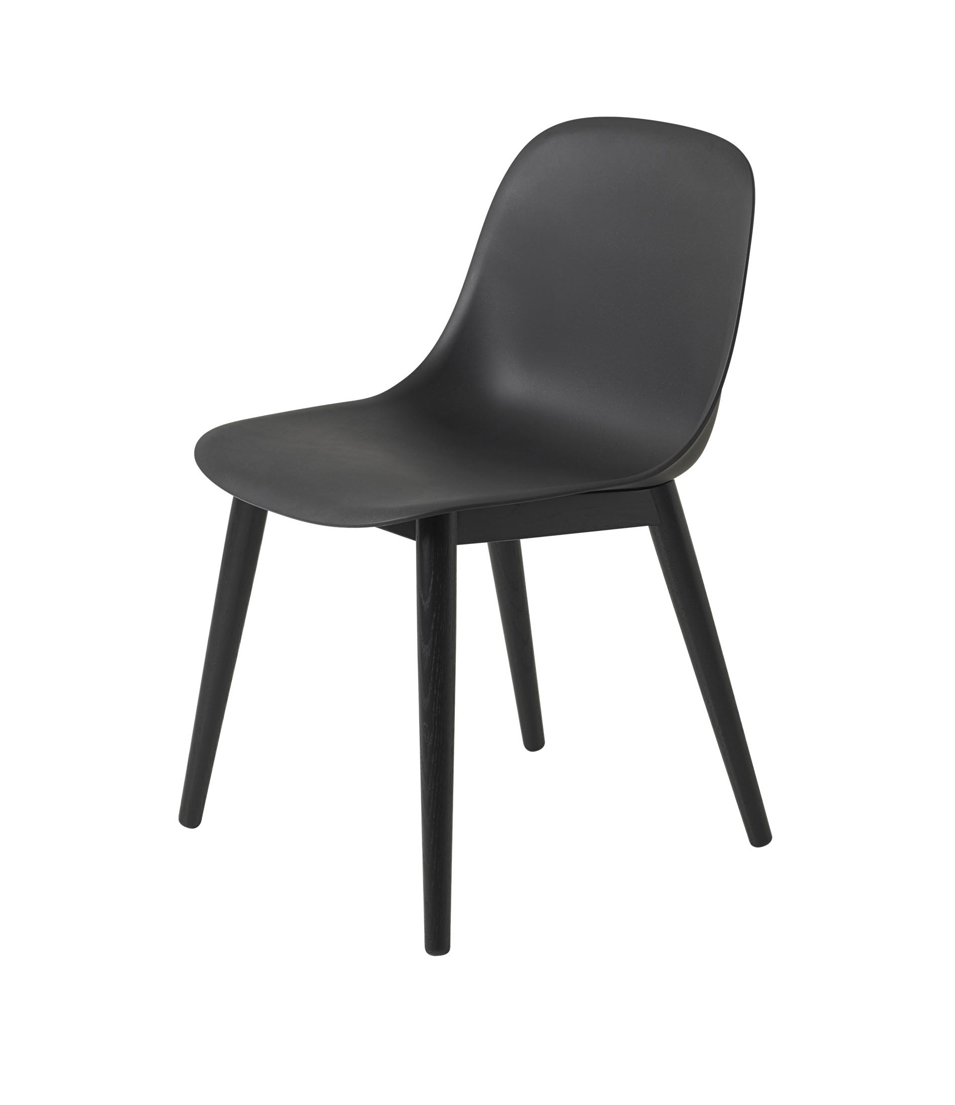 Fiber Side Chair - Wood Base