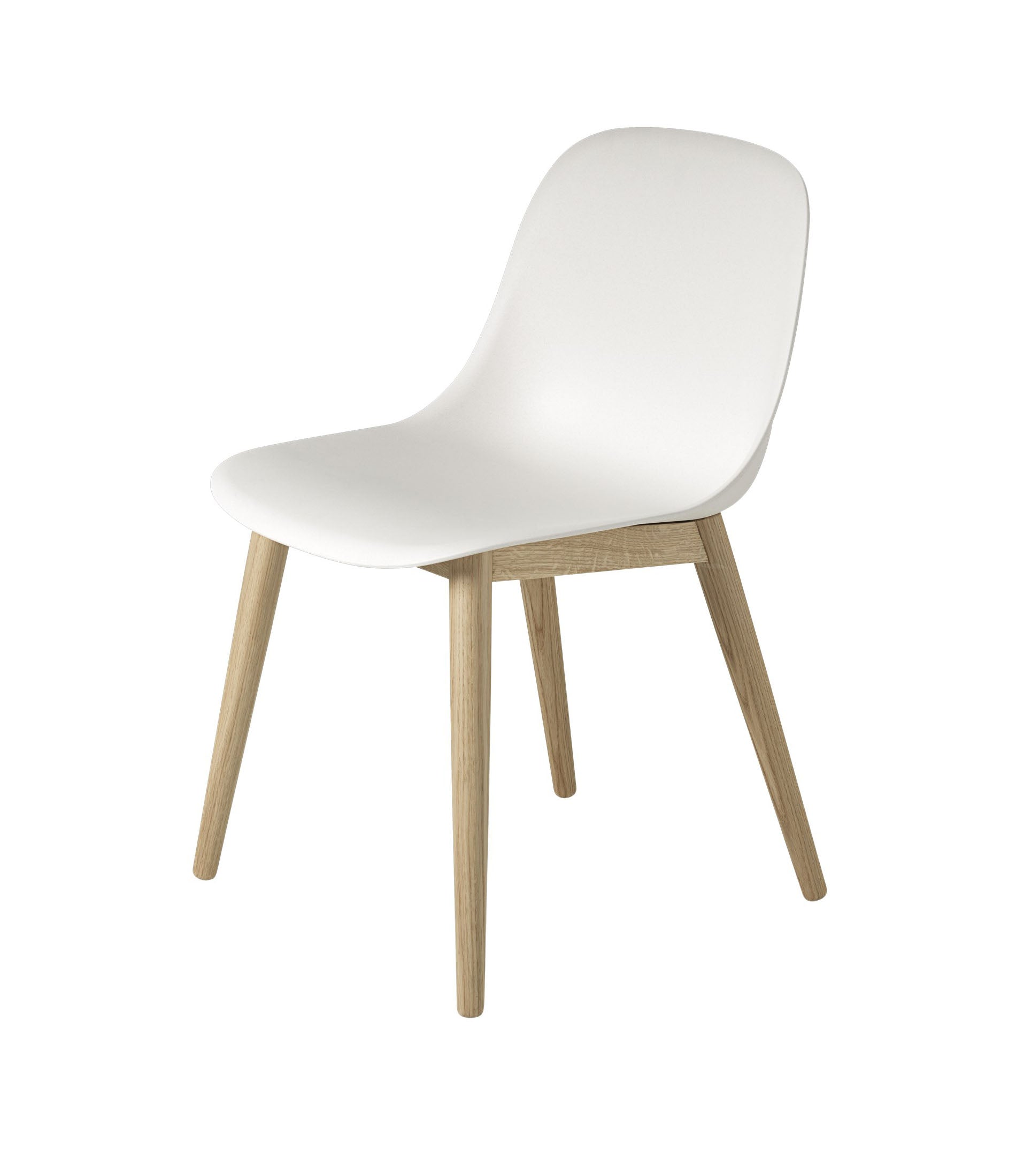 Fiber Side Chair - Wood Base