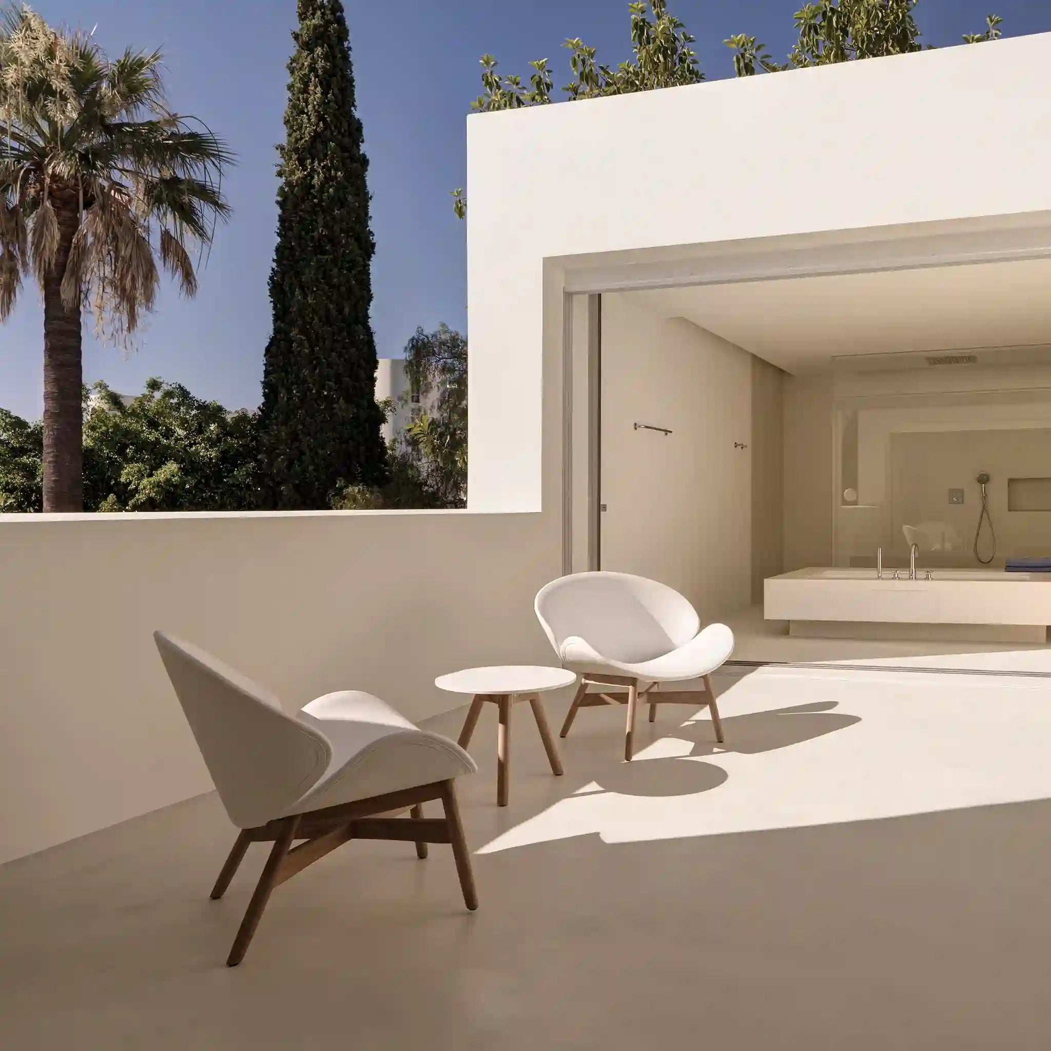 Dansk Side Table - Acrylic Stone