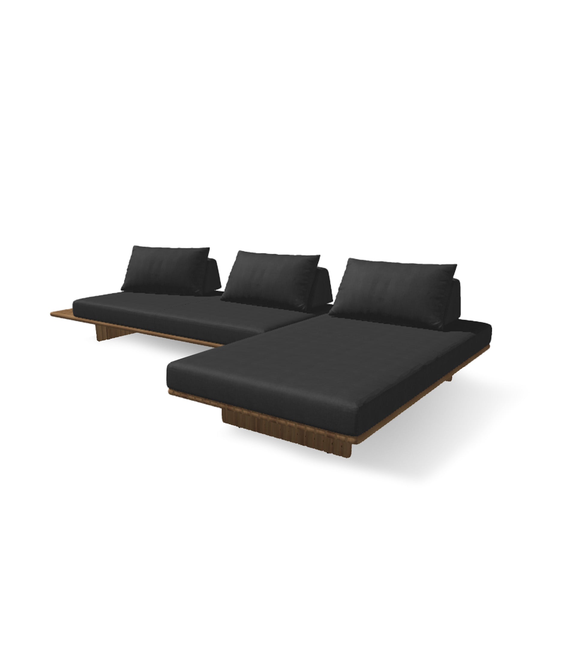 Deck 2 Piece Sectional L Shape Configuration