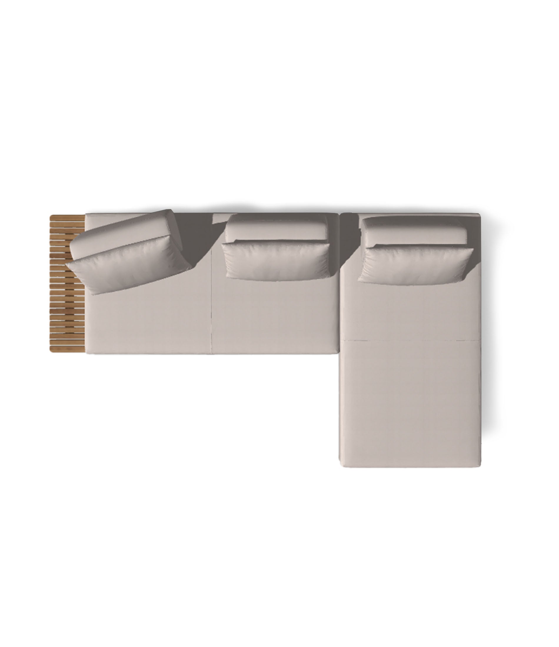 Deck 2 Piece Sectional L Shape Configuration