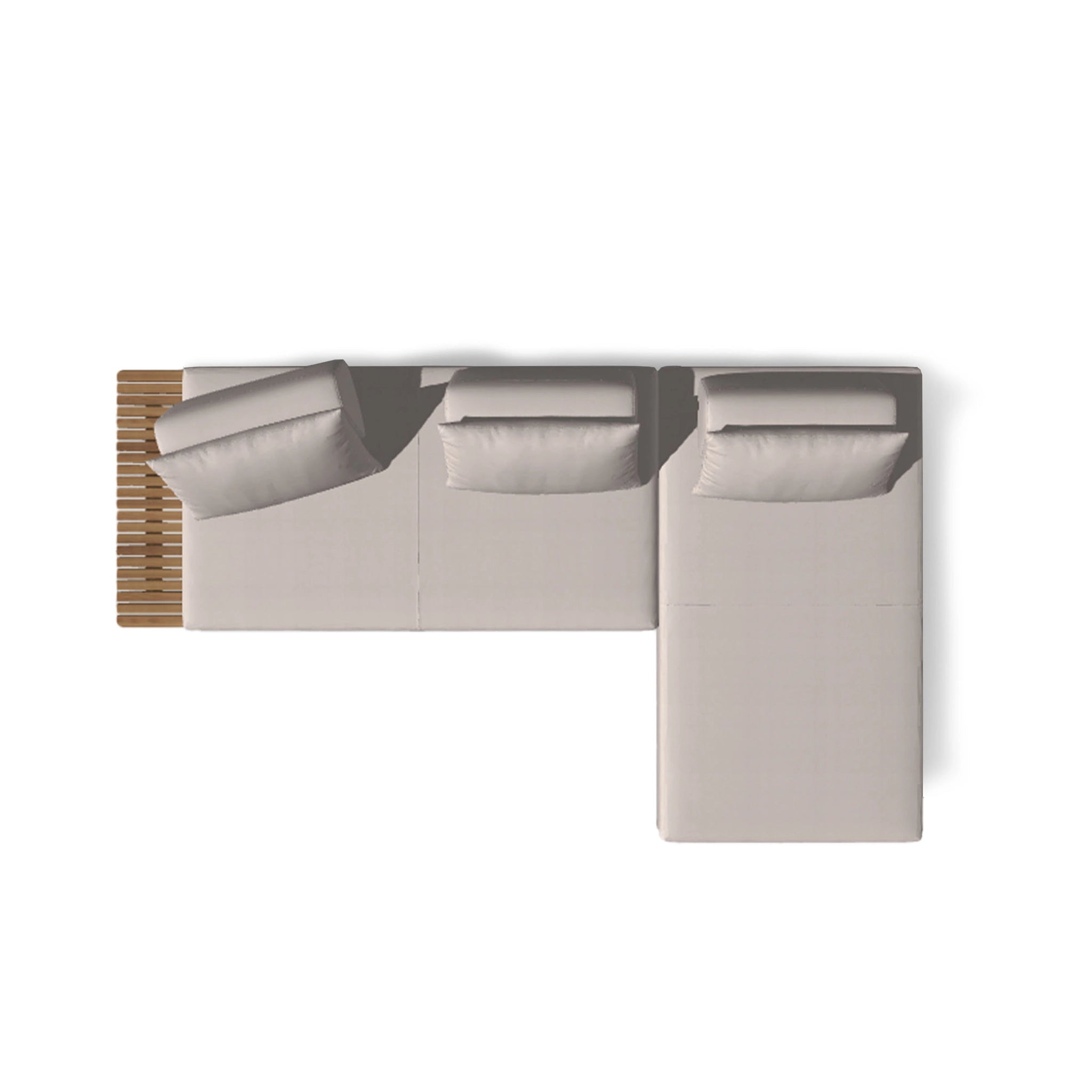 Deck 2 Piece Sectional L Shape Configuration
