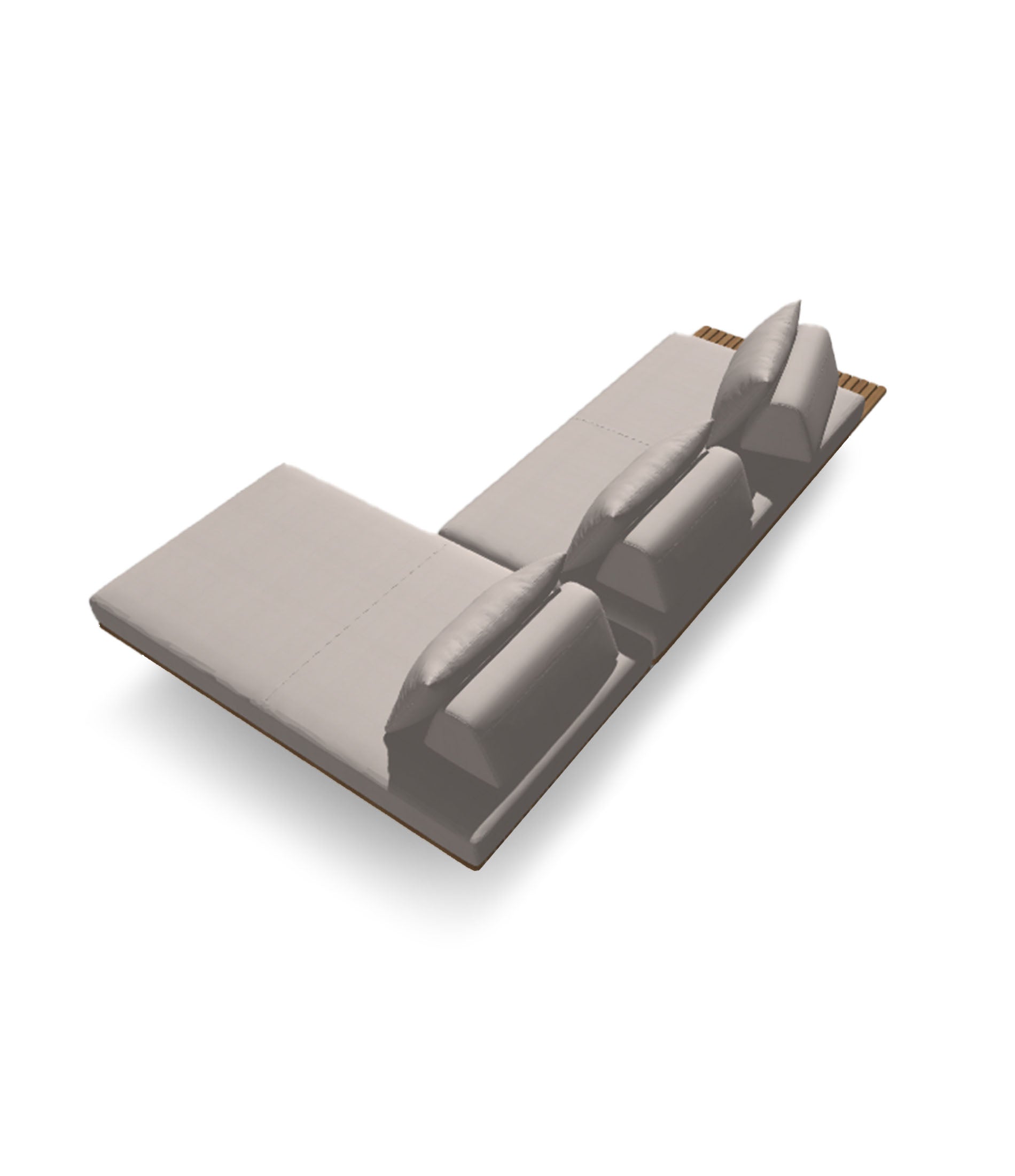 Deck 2 Piece Sectional L Shape Configuration