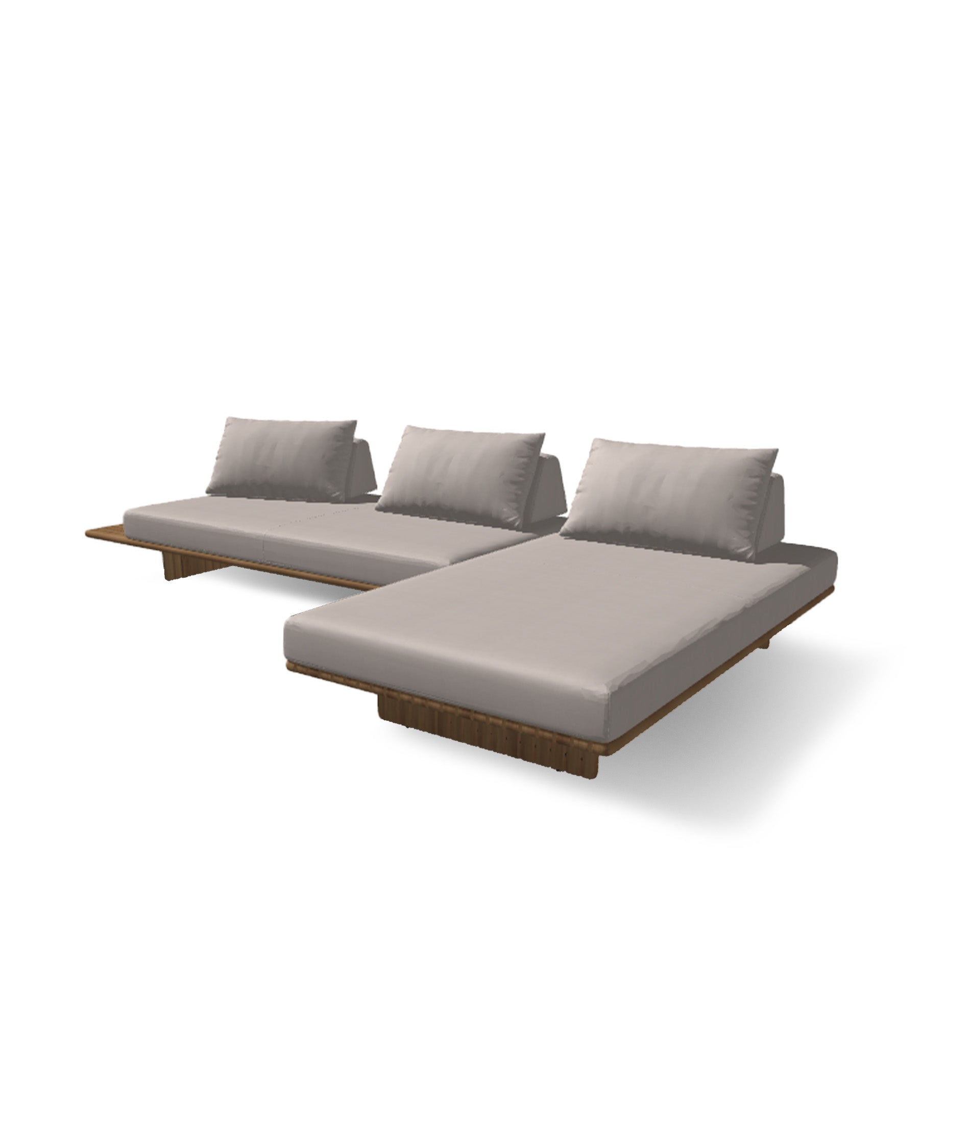 Deck 2 Piece Sectional L Shape Configuration