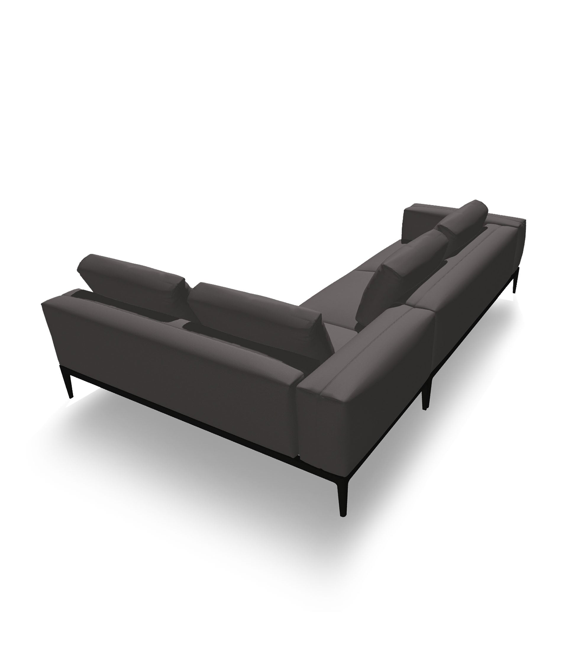 Grid 2 Piece Sectional With Open End Configuration