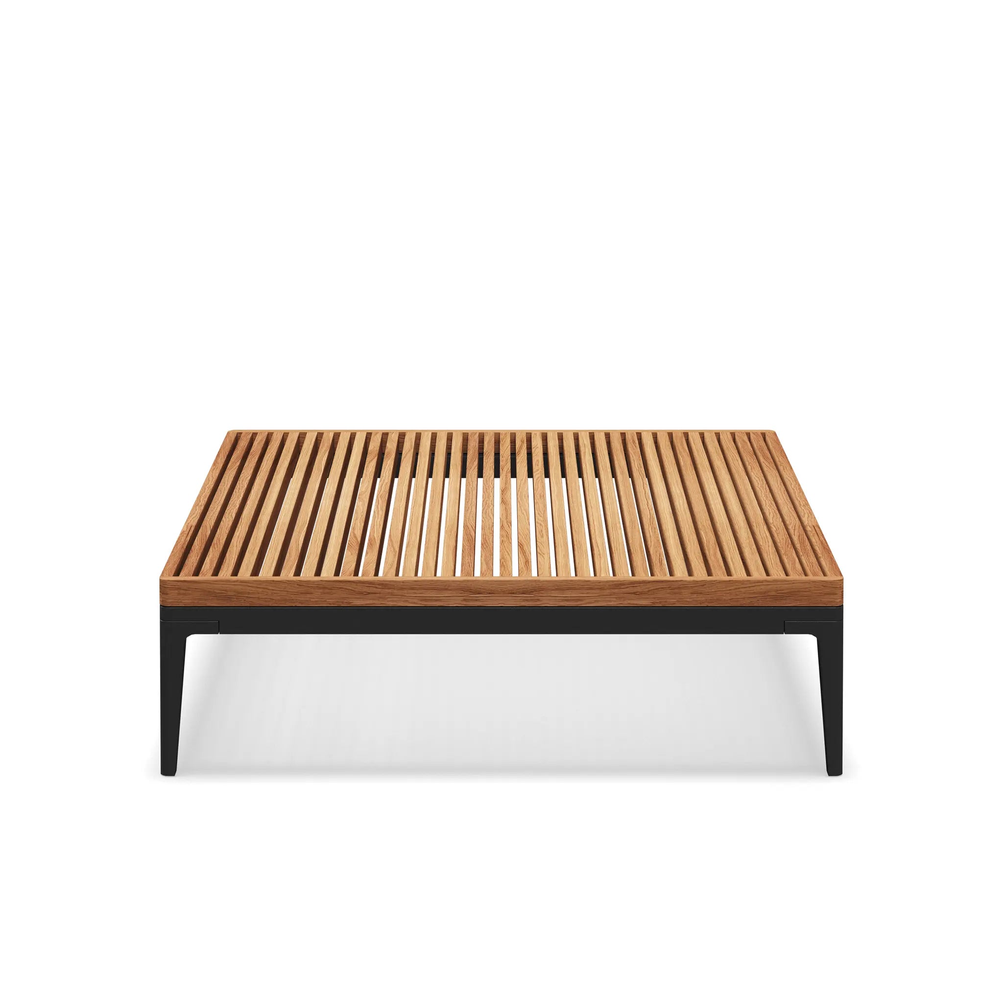 Grid Large Coffee Table - Teak Top