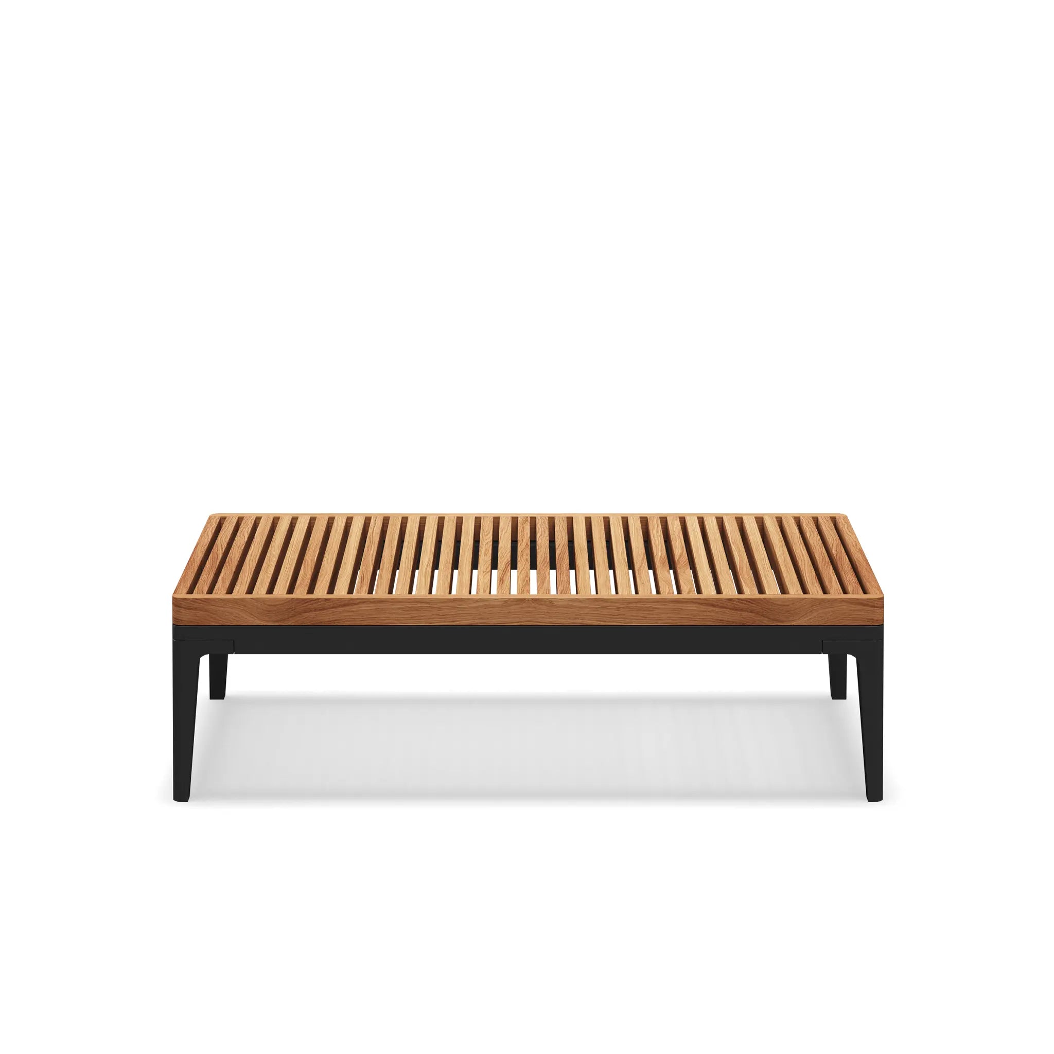 Grid Small Coffee Table - Teak Top