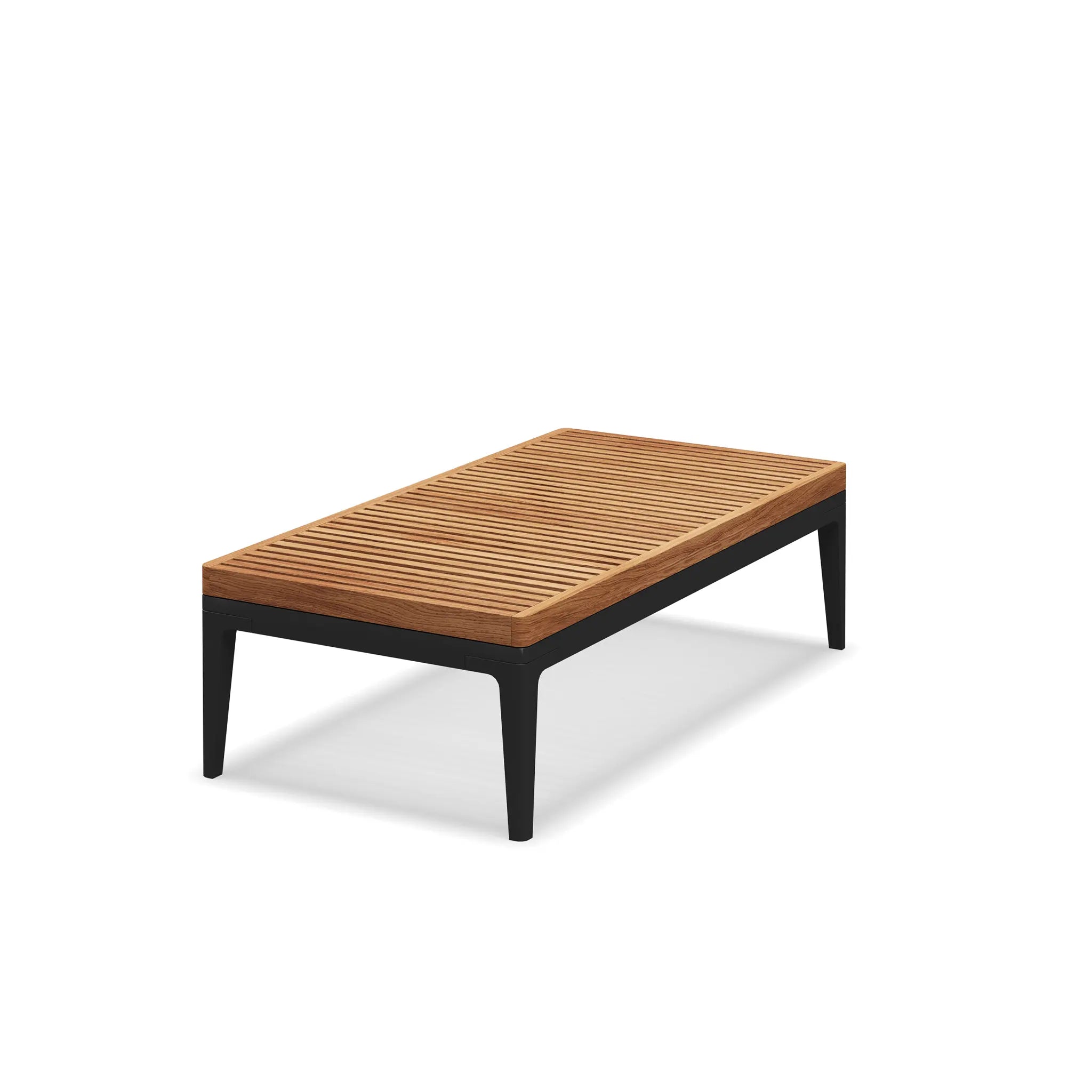 Grid Small Coffee Table - Teak Top