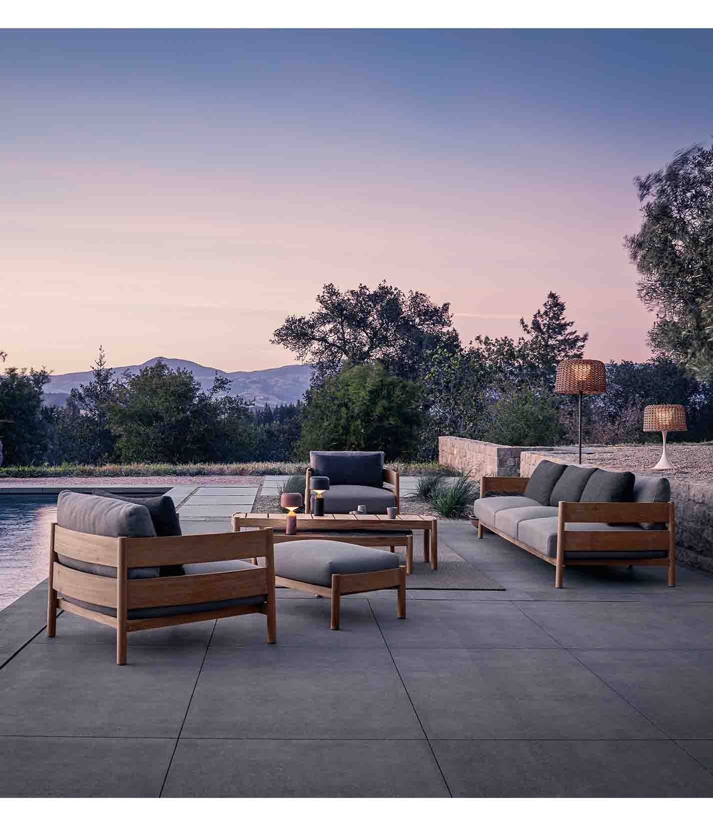 Haven High Coffee Table - Teak