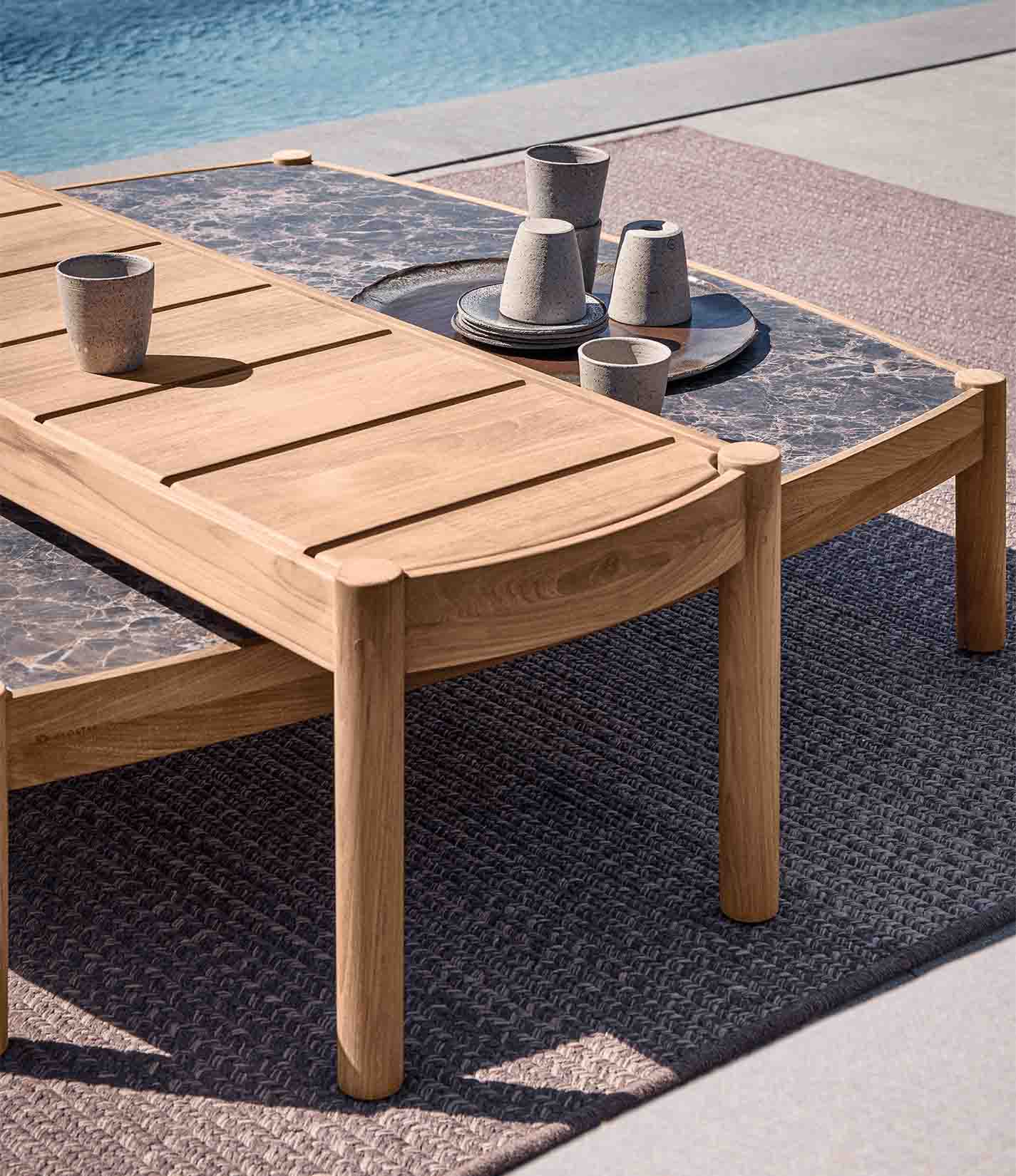 Haven Low Coffee Table - Ceramic