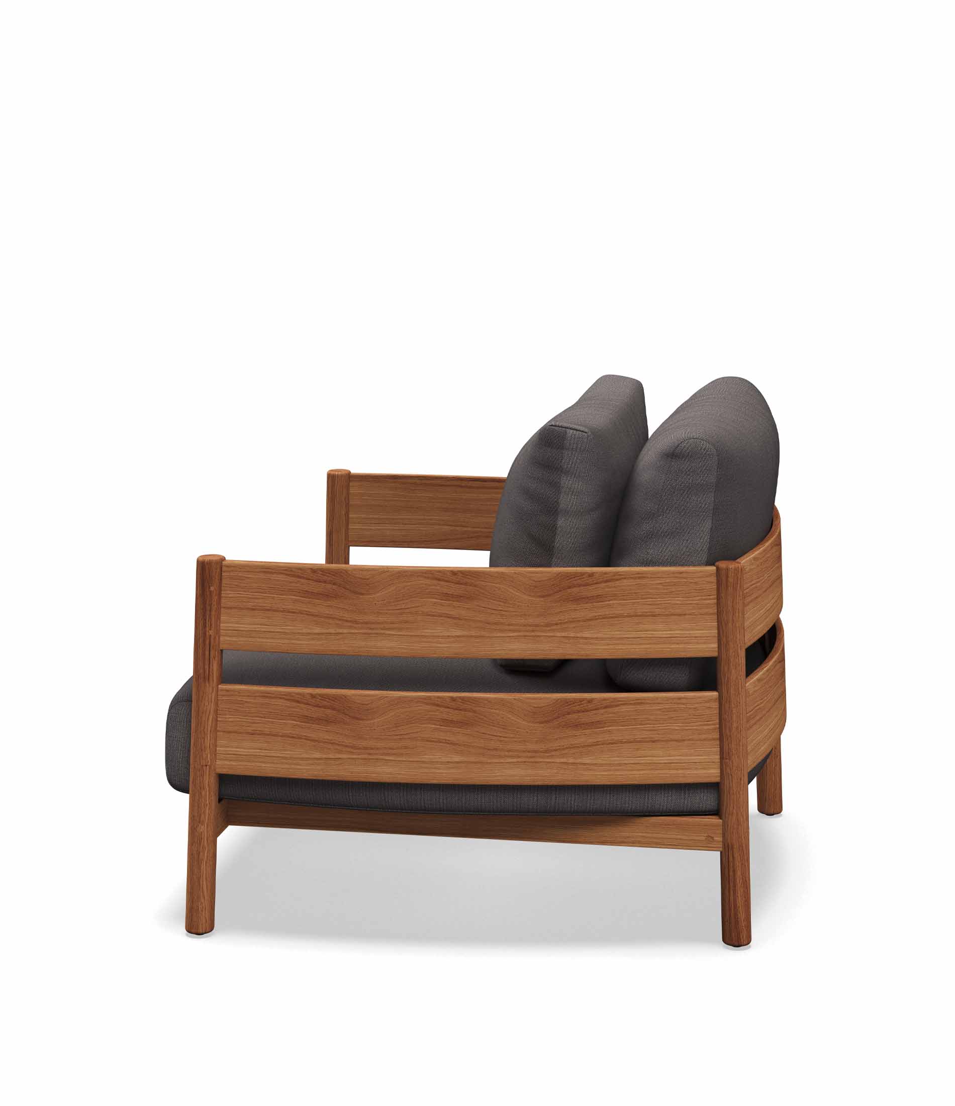 Haven 休闲椅 - 菲夫雨灰色