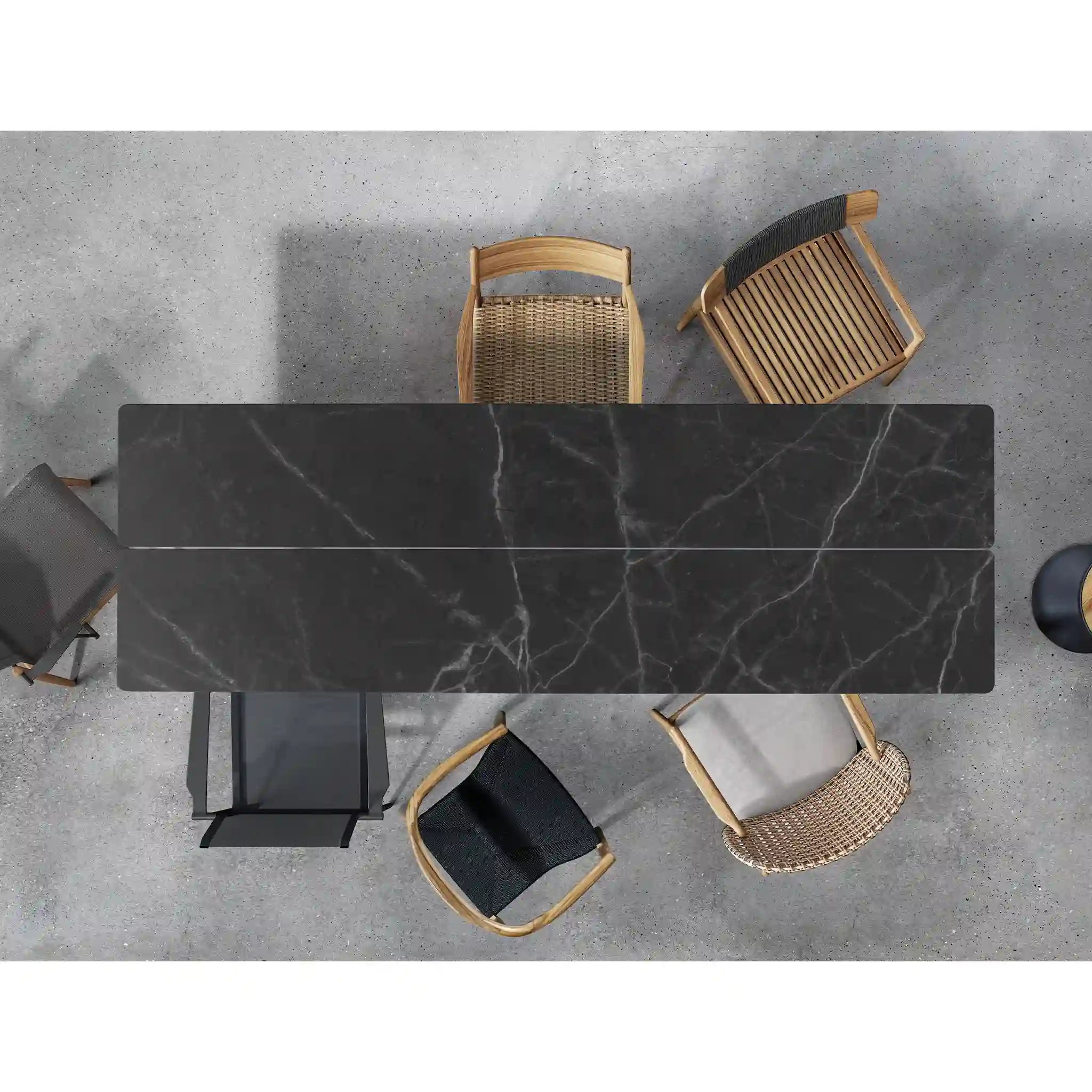 Split Dining Table - Ceramic