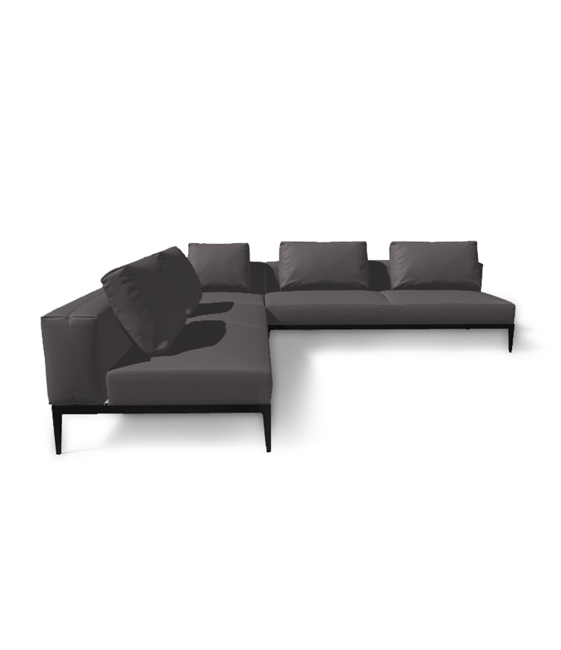 Grid 3 Piece Armless Sectional Configuration