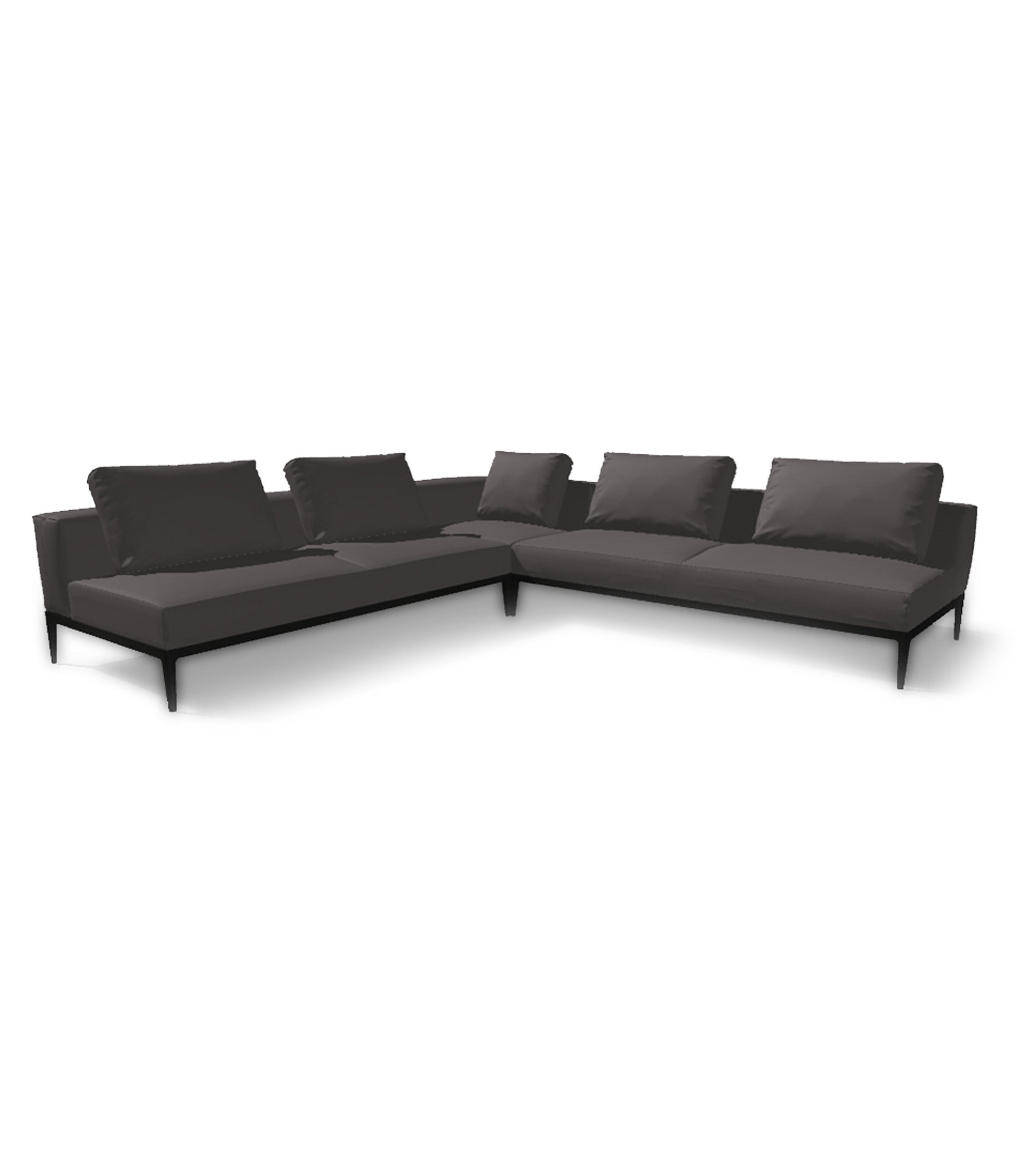 Grid 3 Piece Armless Sectional Configuration