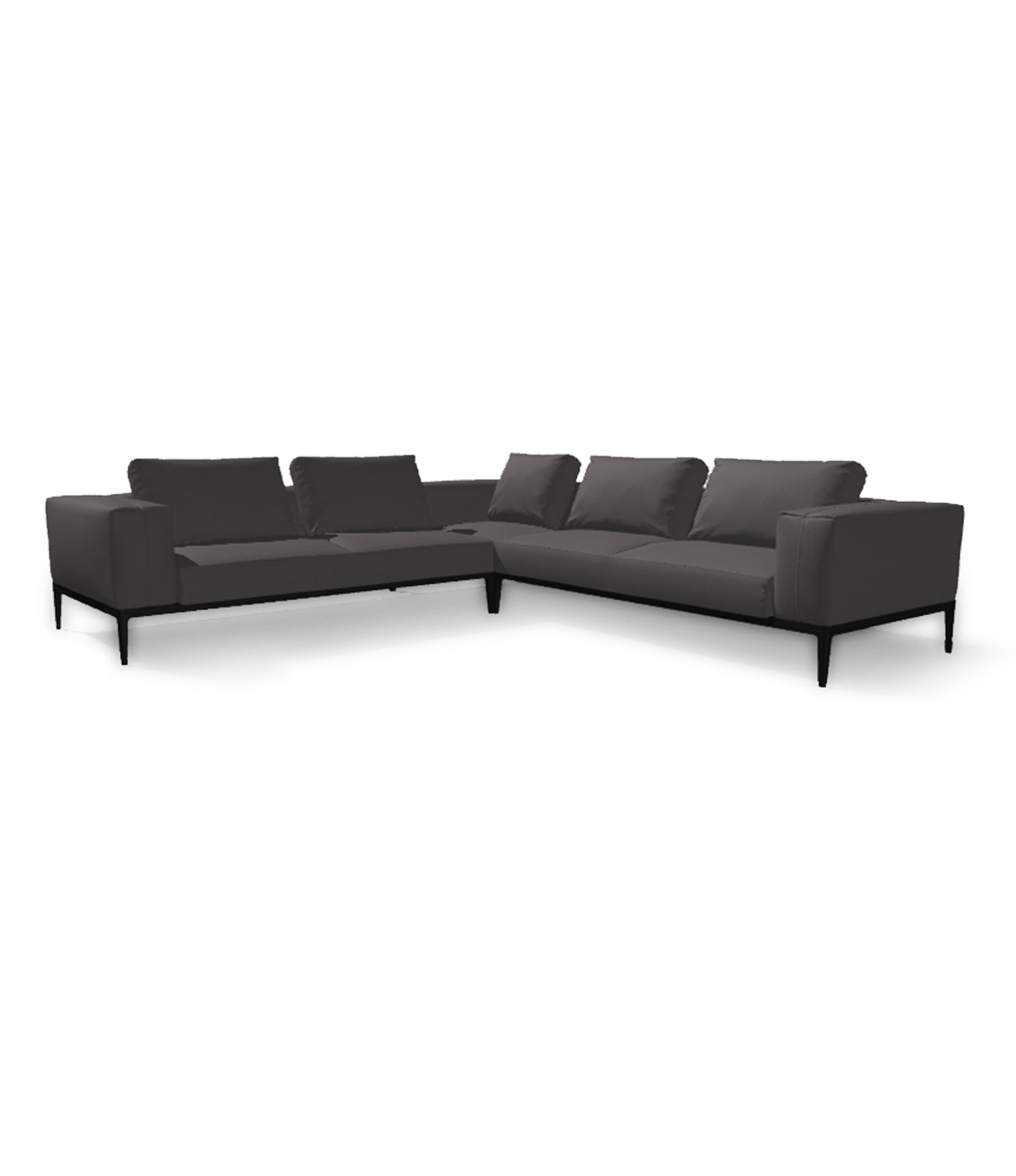 Grid 3 Piece Sectional With Arms Configuration