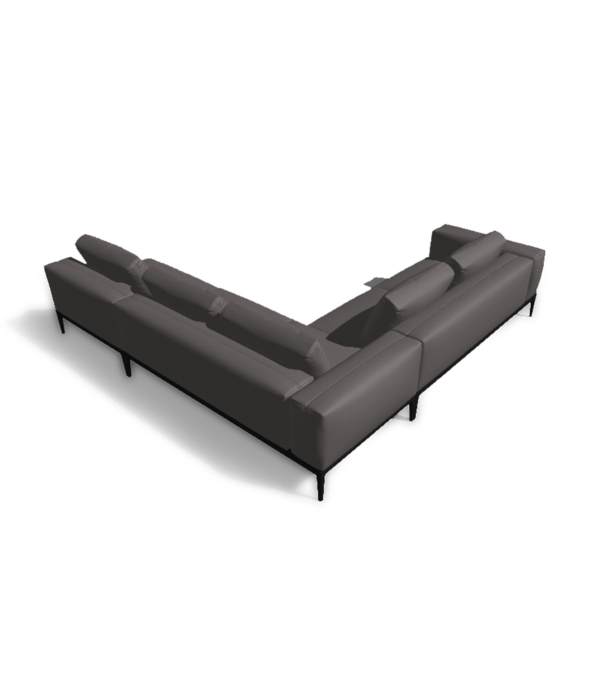 Grid 3 Piece Sectional With Open End Configuration