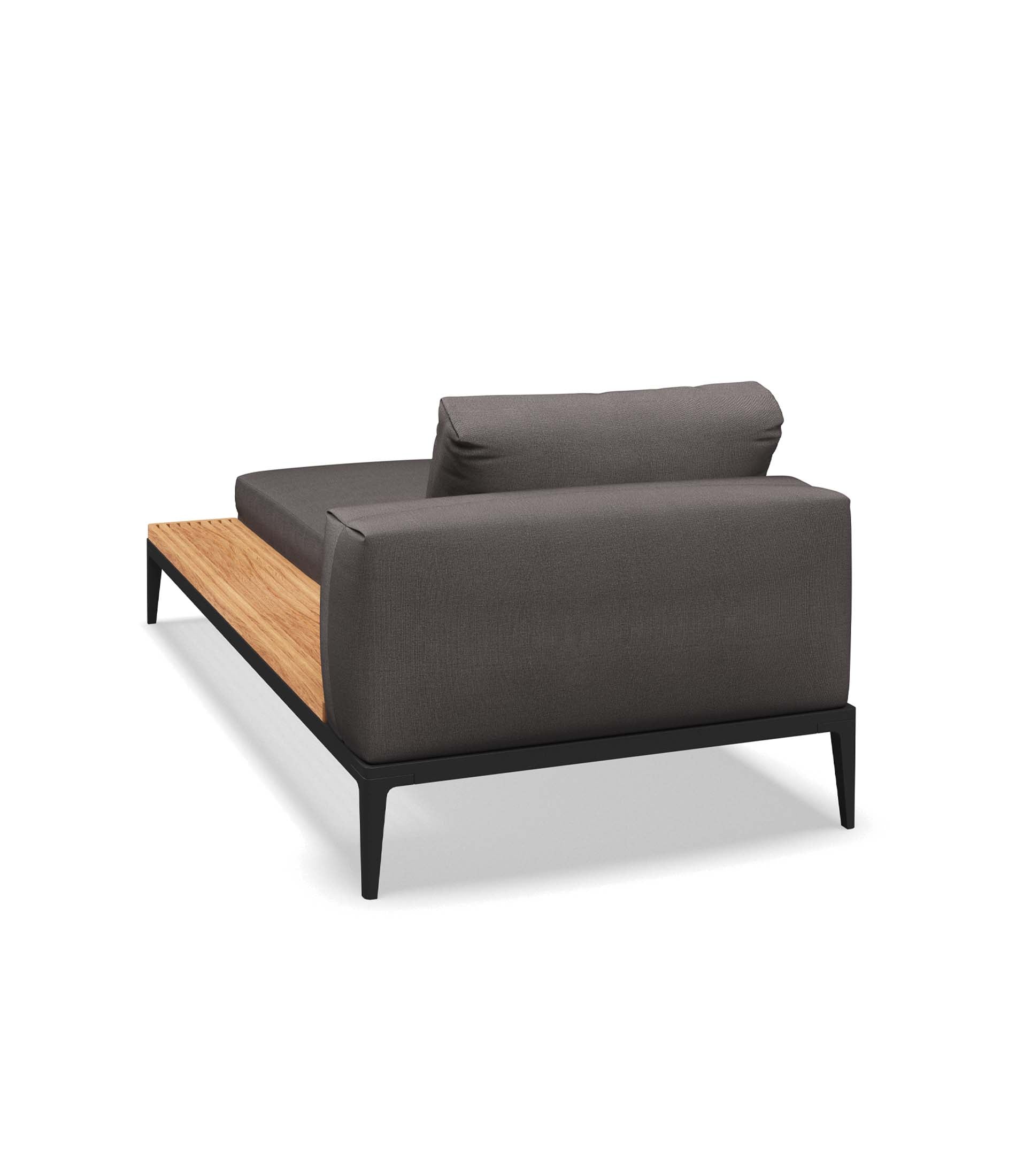 Grid Chaise Unit - Teak