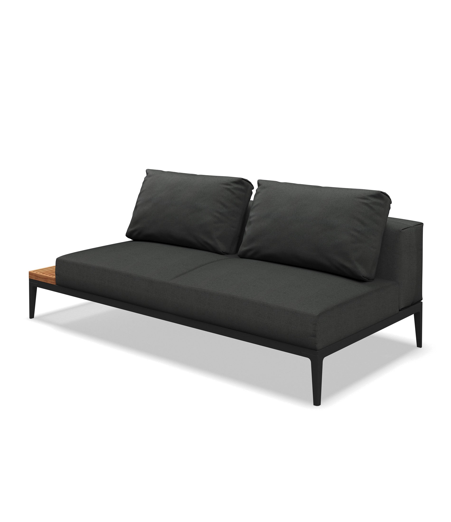 Grid边桌单元 - 柚木