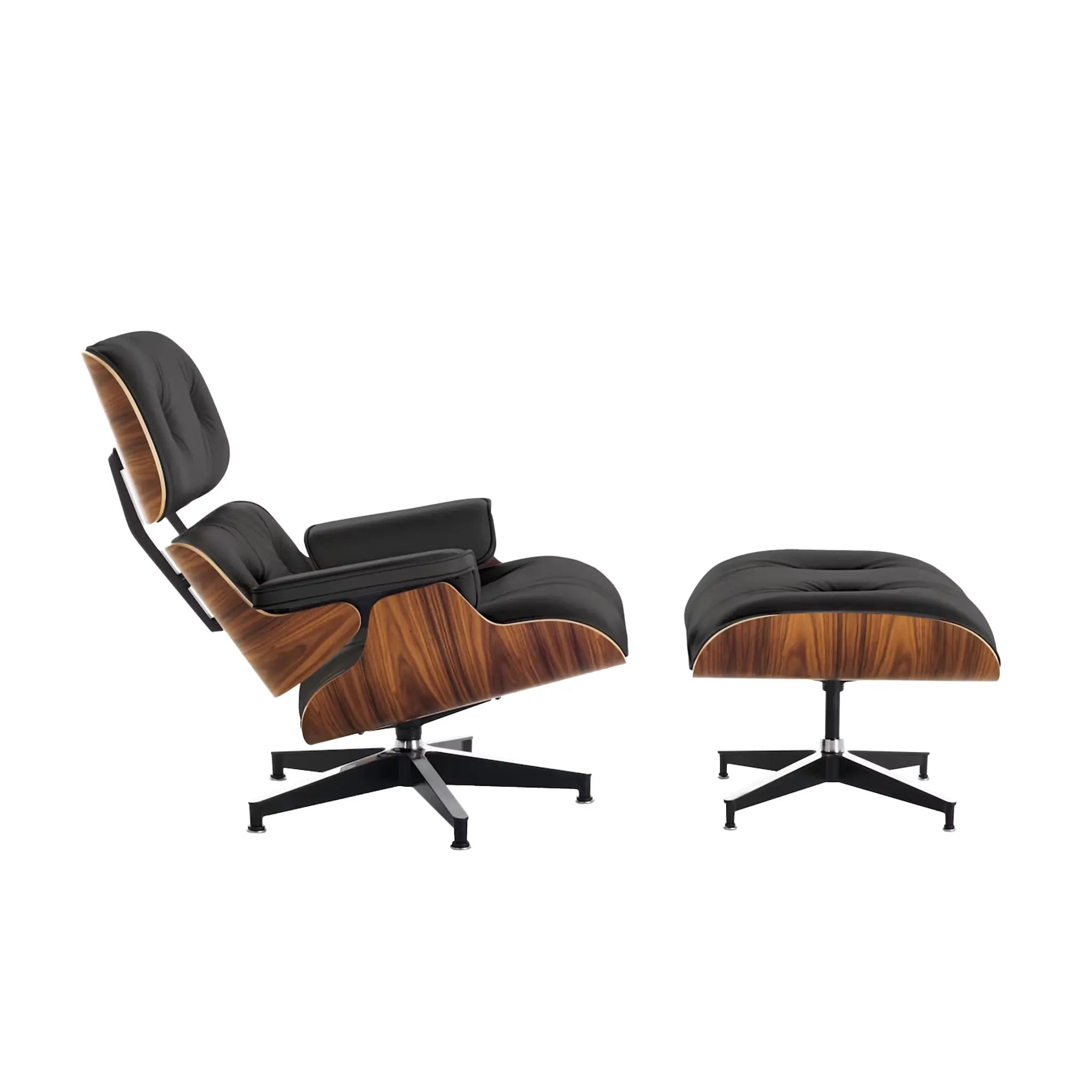 Eames® Lounge Leather Chair and Ottoman - Classic Size