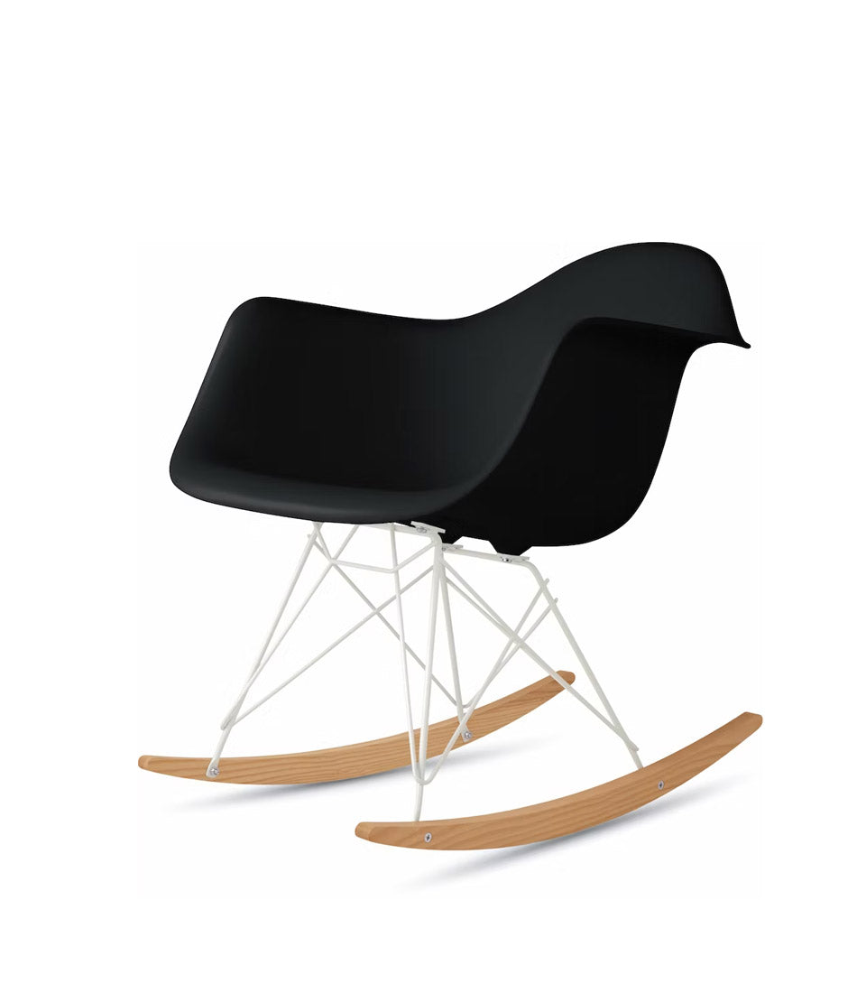 Eames® 模压塑料扶手椅,摇椅底座