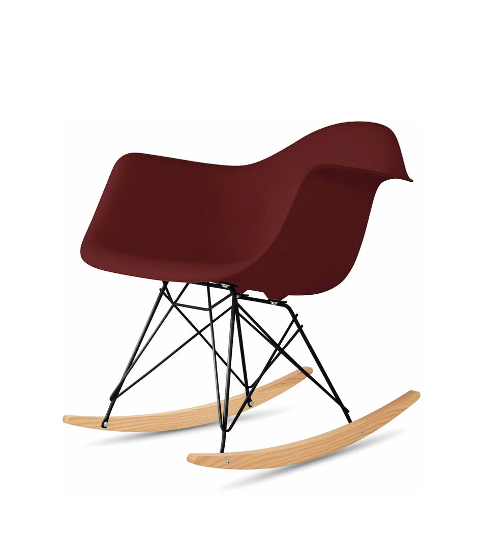 Eames® 模压塑料扶手椅,摇椅底座