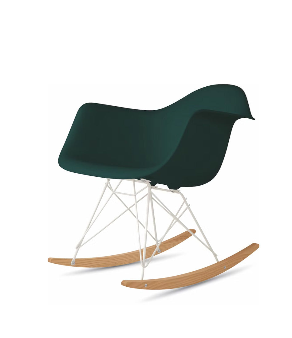 Eames® 模压塑料扶手椅,摇椅底座