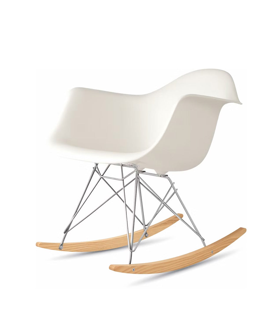 Eames® 模压塑料扶手椅,摇椅底座