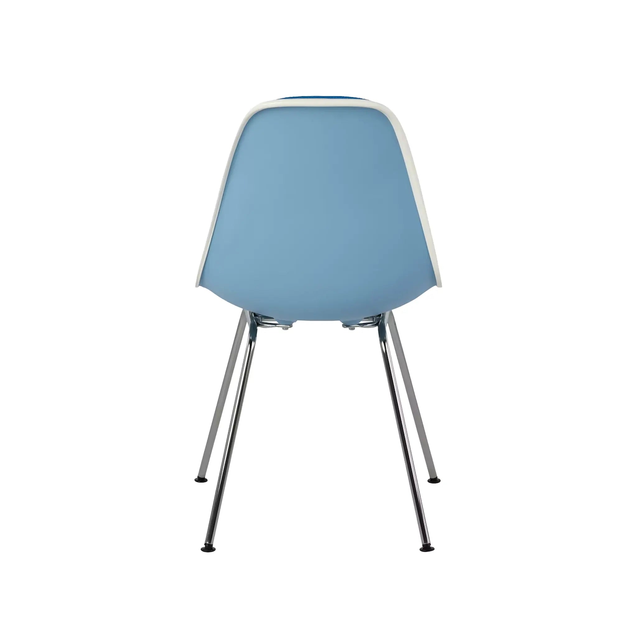 Eames® Molded Plastic Side Chair, 4-Leg Base - Upholstered