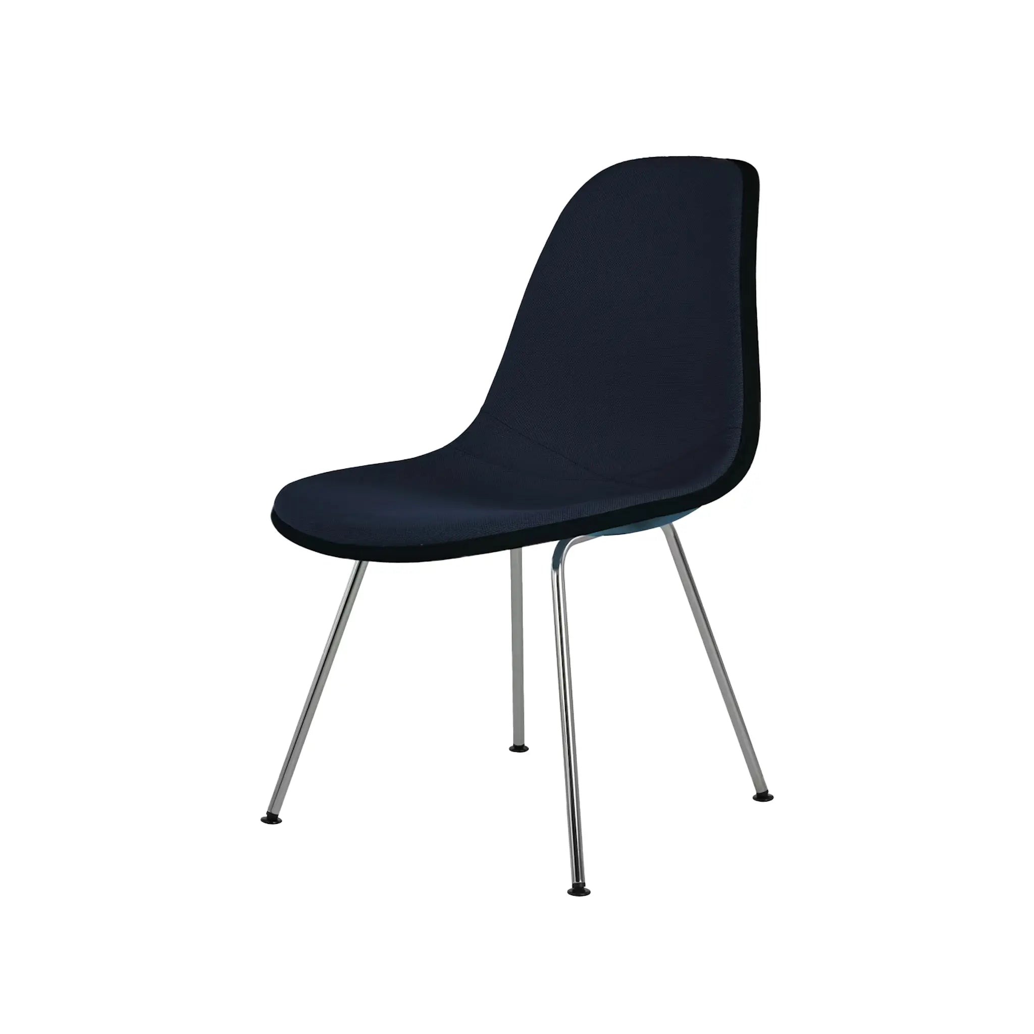 Eames® Molded Plastic Side Chair, 4-Leg Base - Upholstered