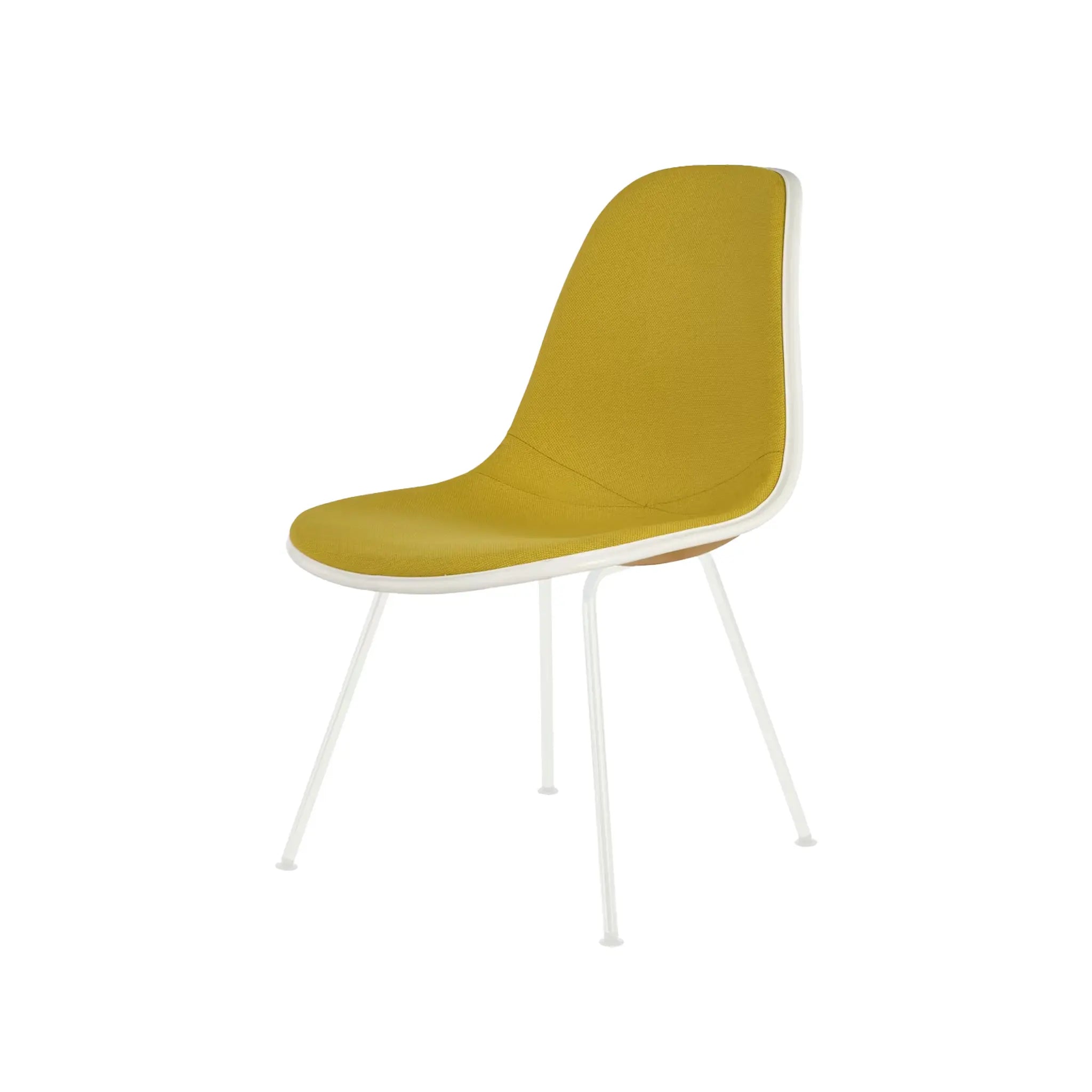 Eames® Molded Plastic Side Chair, 4-Leg Base - Upholstered