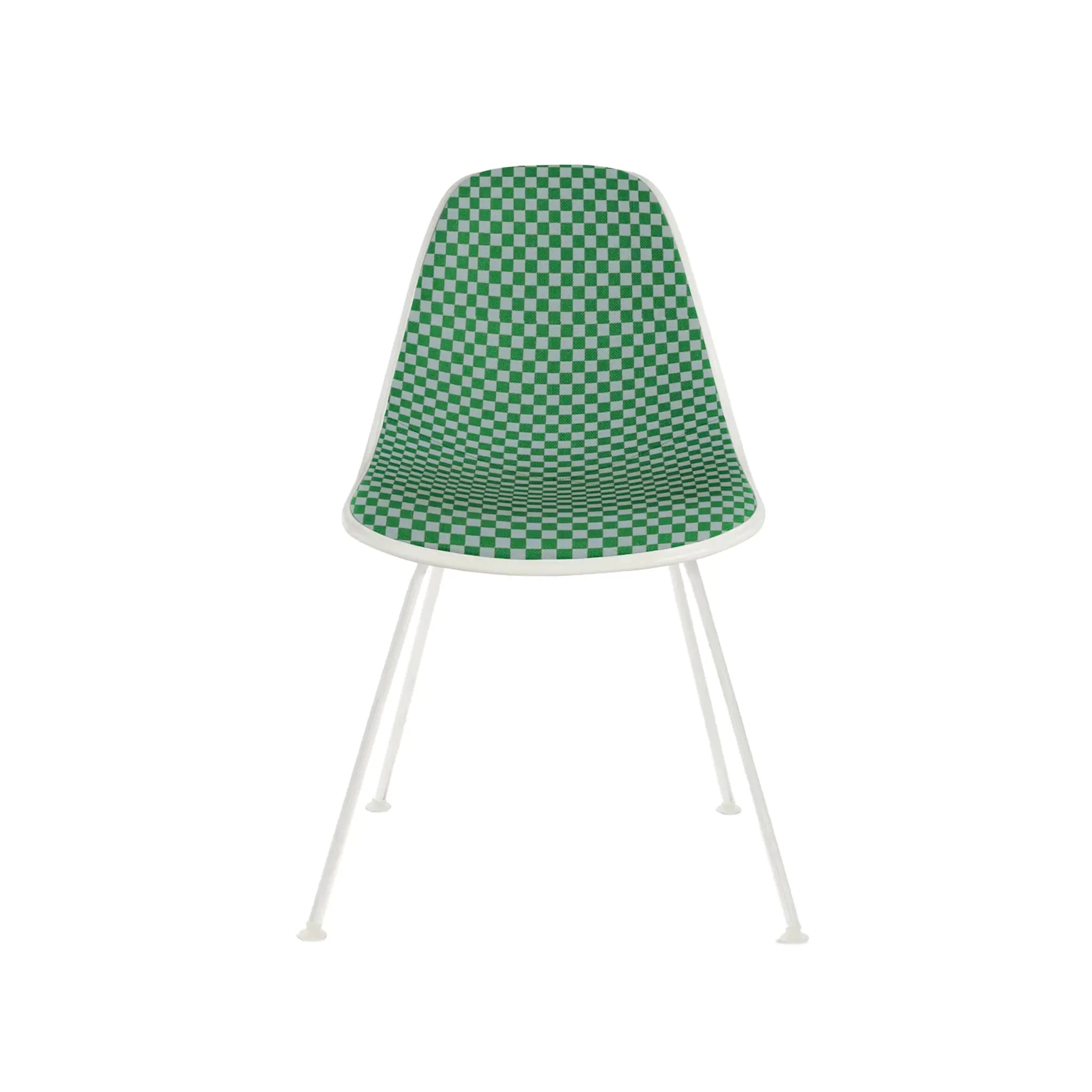 Eames® Molded Plastic Side Chair, 4-Leg Base - Upholstered