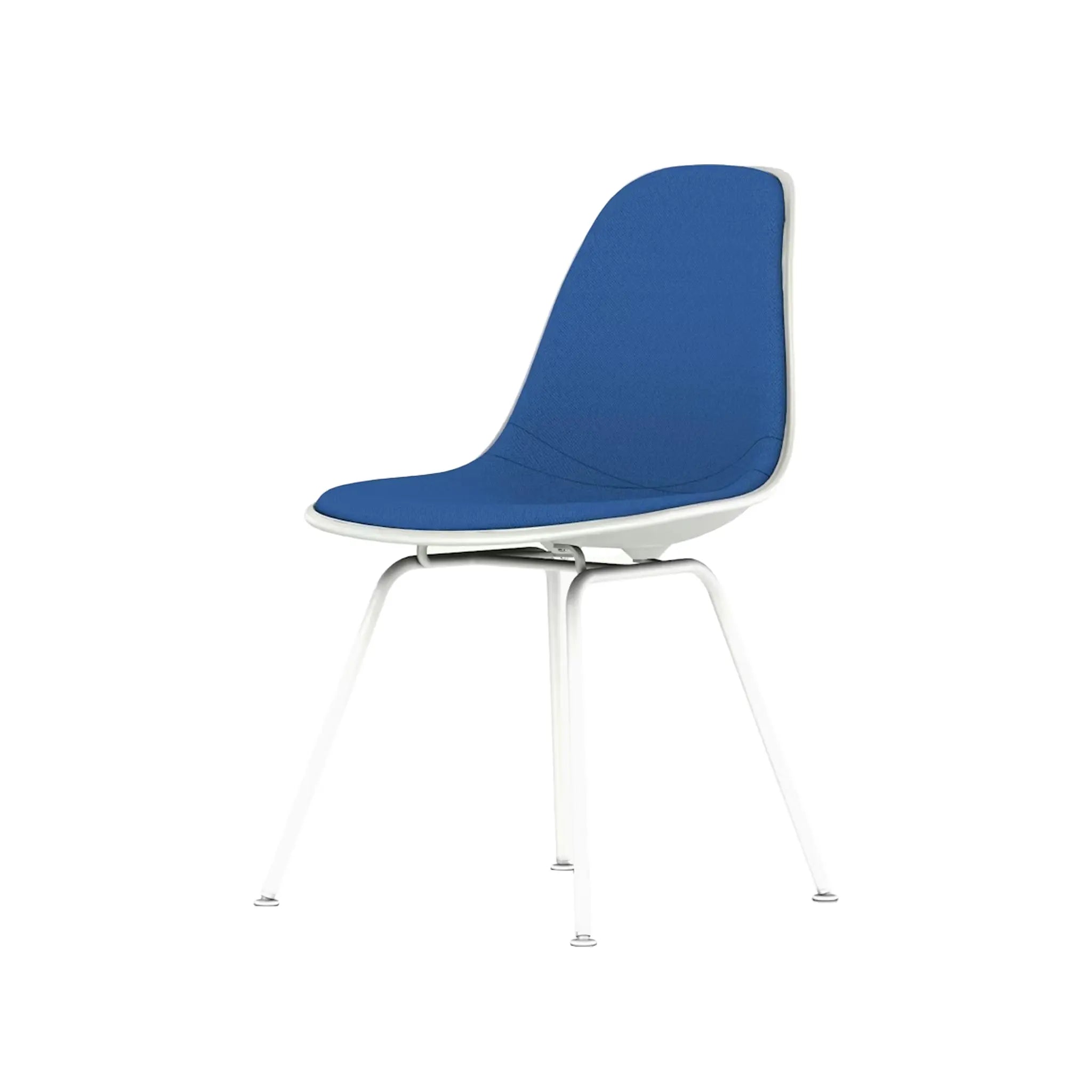 Eames® Molded Plastic Side Chair, 4-Leg Base - Upholstered