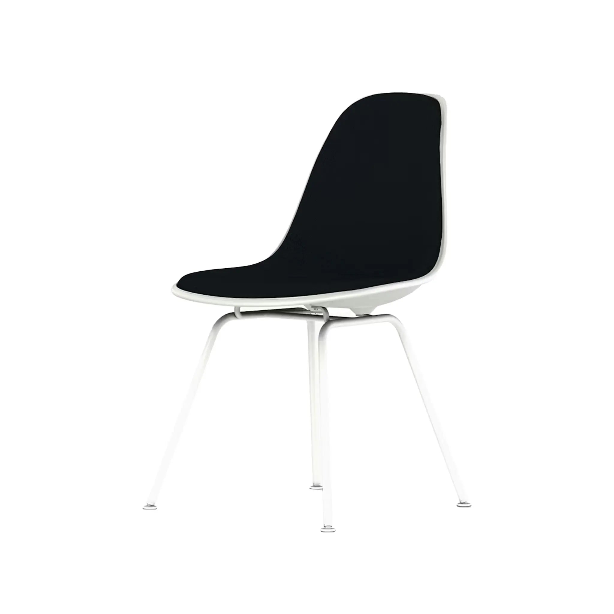 Eames® Molded Plastic Side Chair, 4-Leg Base - Upholstered