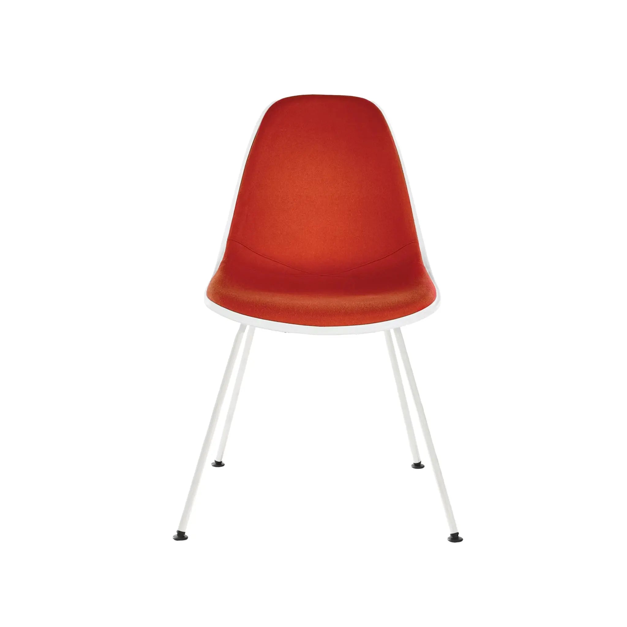 Eames® Molded Plastic Side Chair, 4-Leg Base - Upholstered