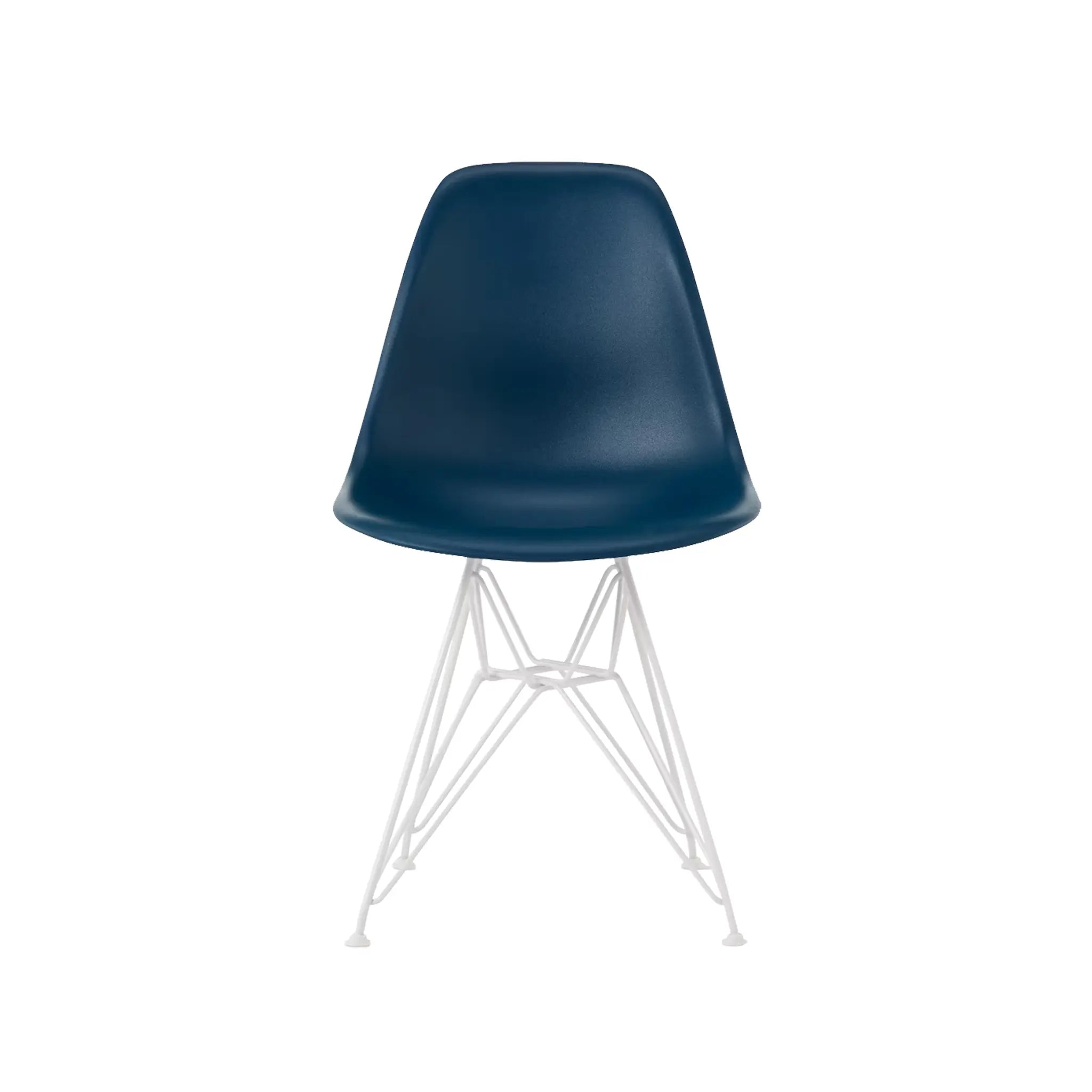 Eames® 模压塑料边椅,金属丝底座