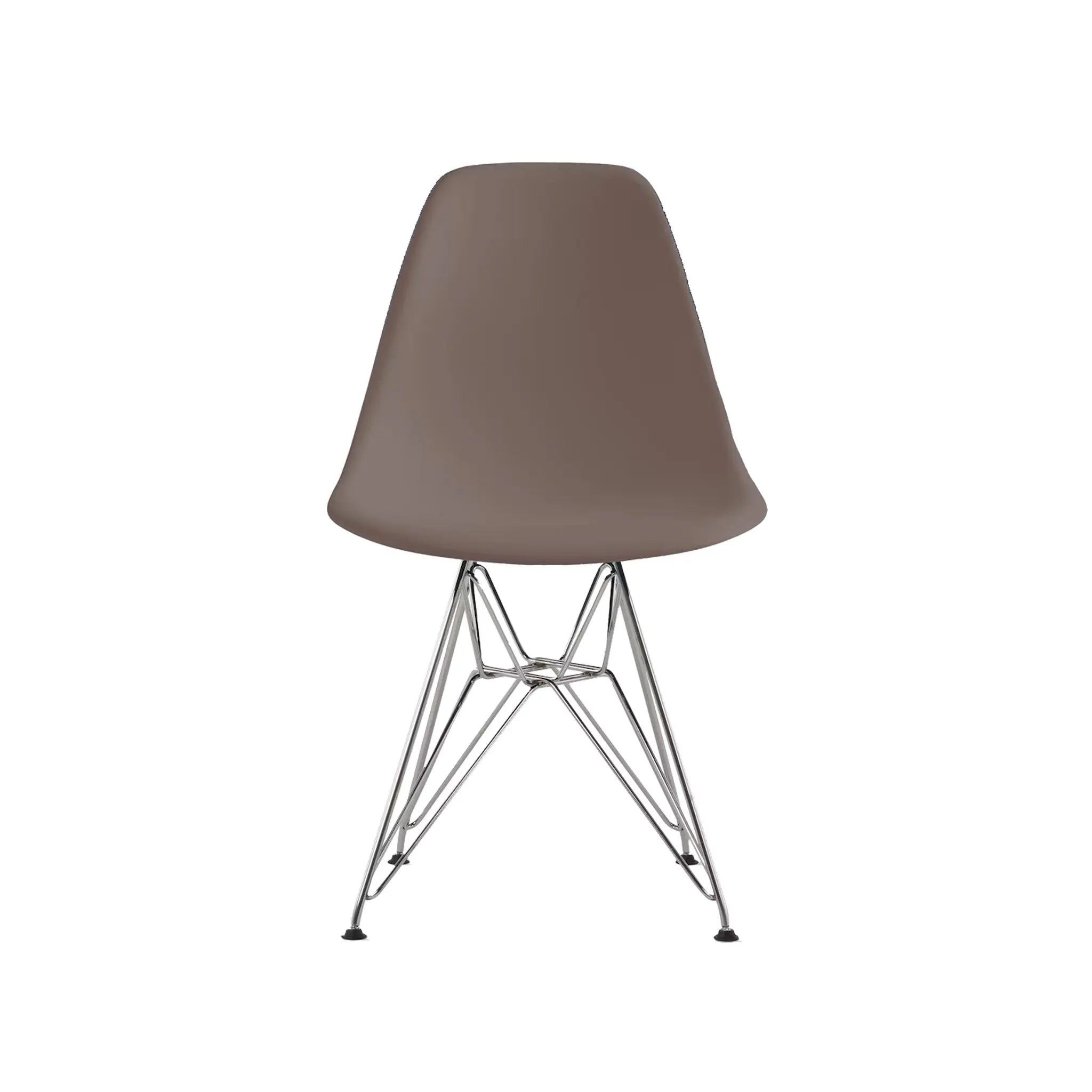 Eames® 模压塑料边椅,金属丝底座
