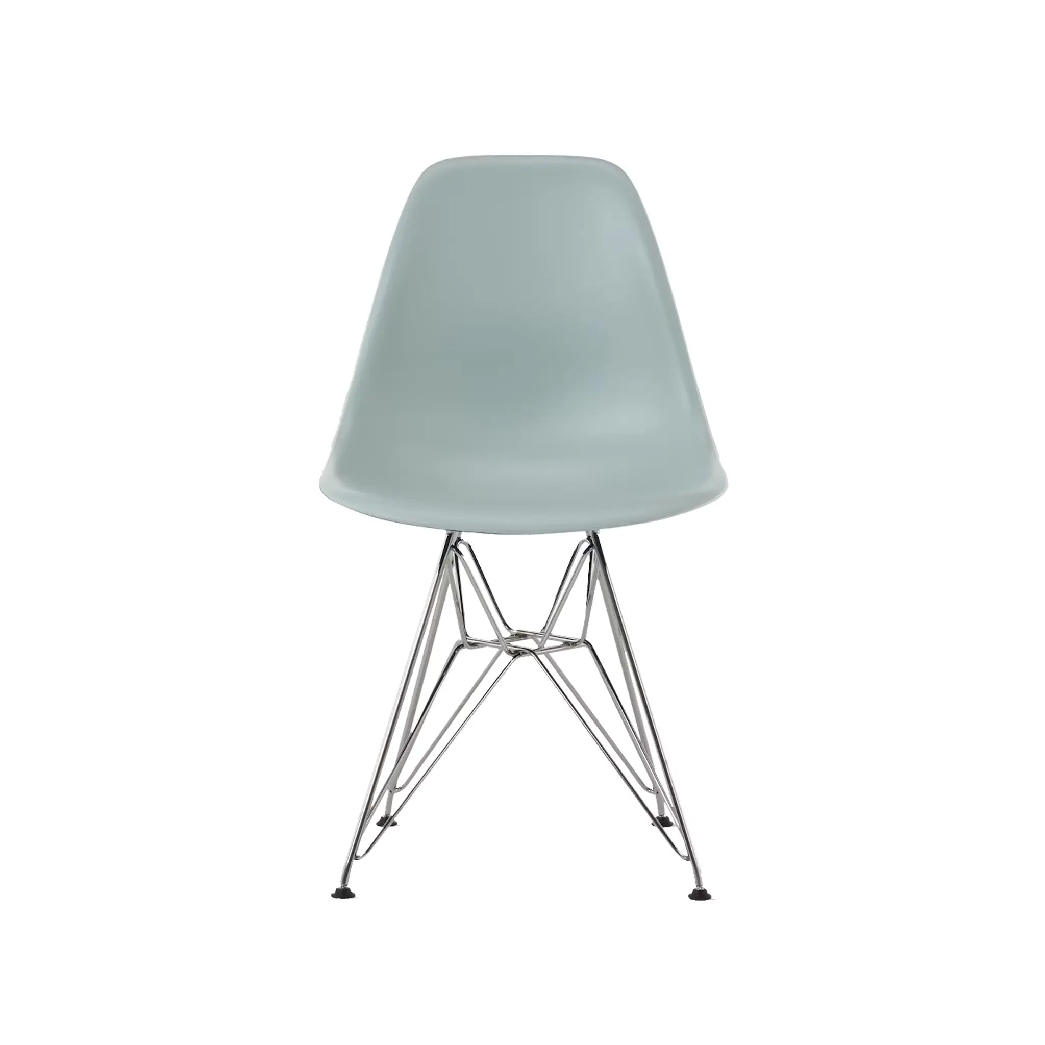 Eames® 模压塑料边椅,金属丝底座