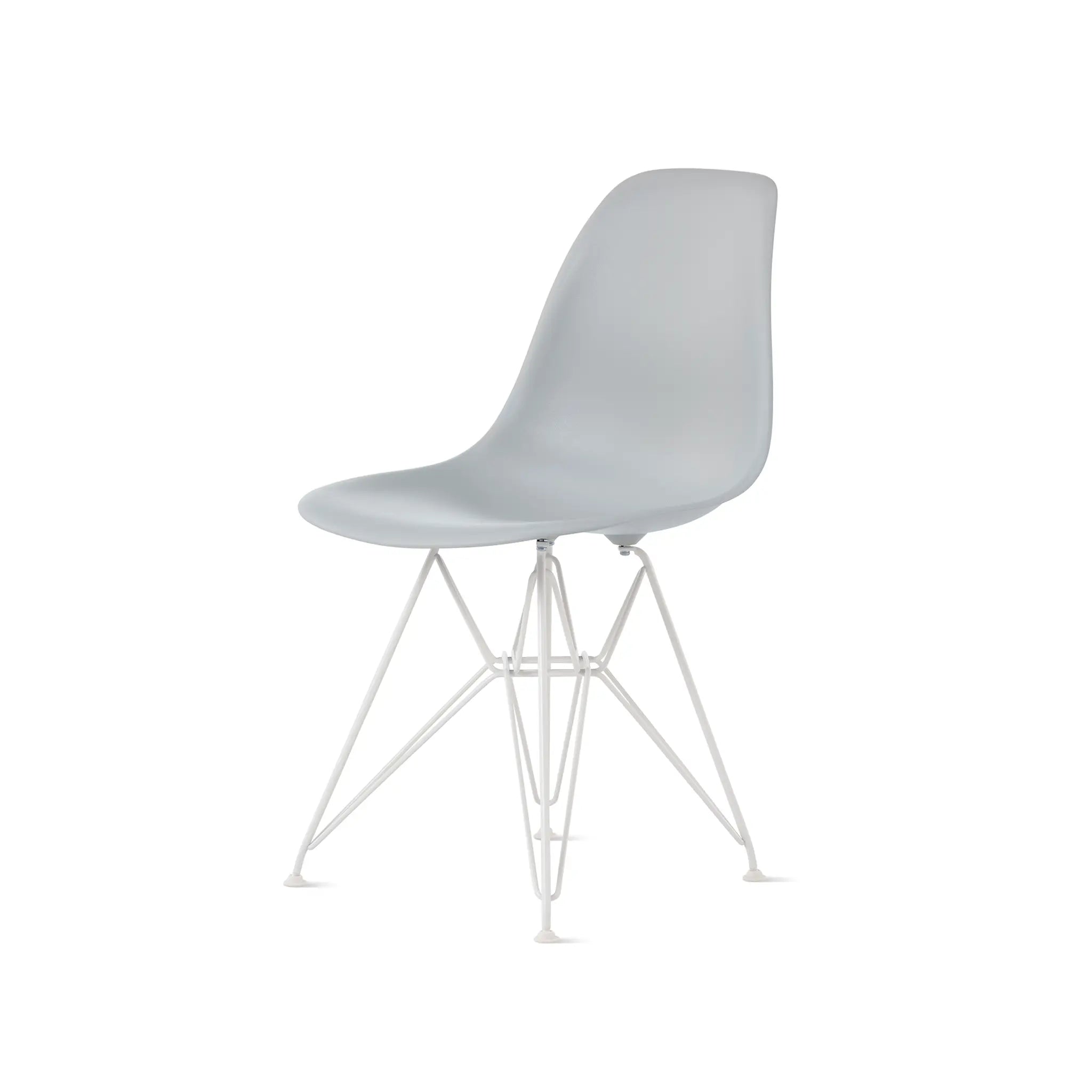 Eames® 模压塑料边椅,金属丝底座