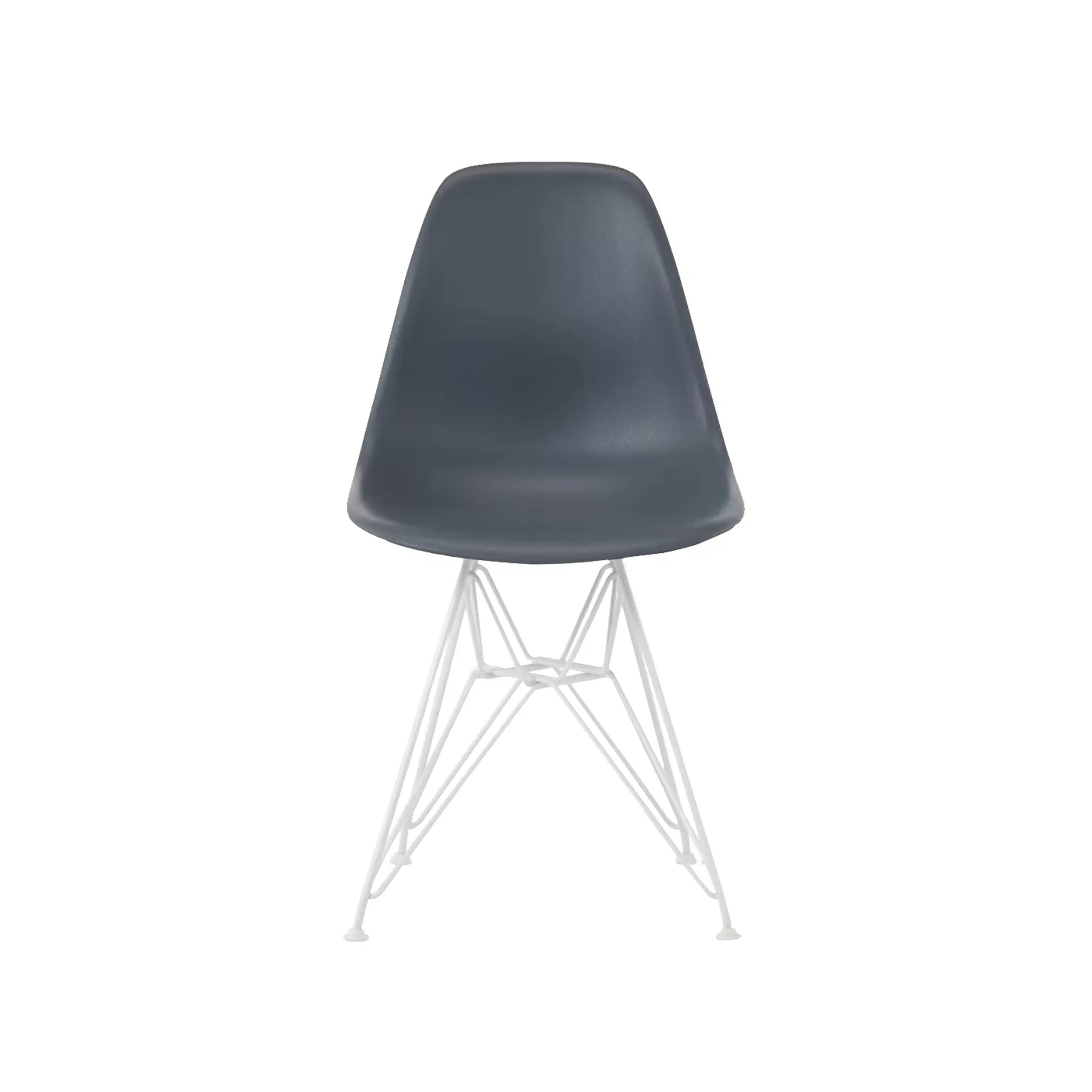 Eames® 模压塑料边椅,金属丝底座