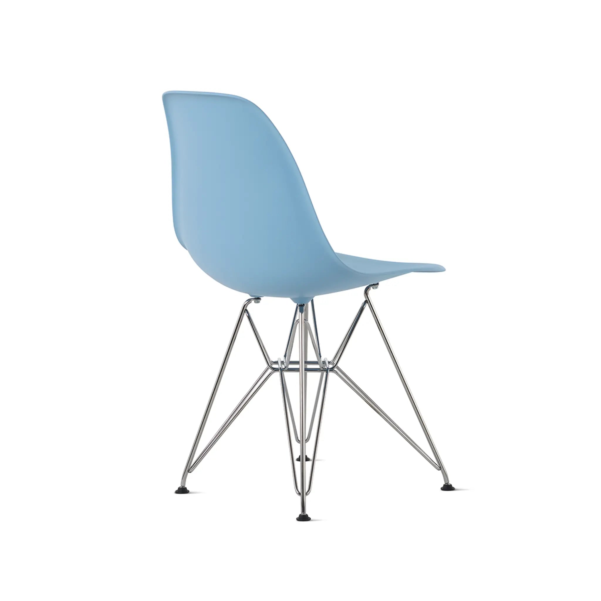 Eames® 模压塑料边椅,金属丝底座
