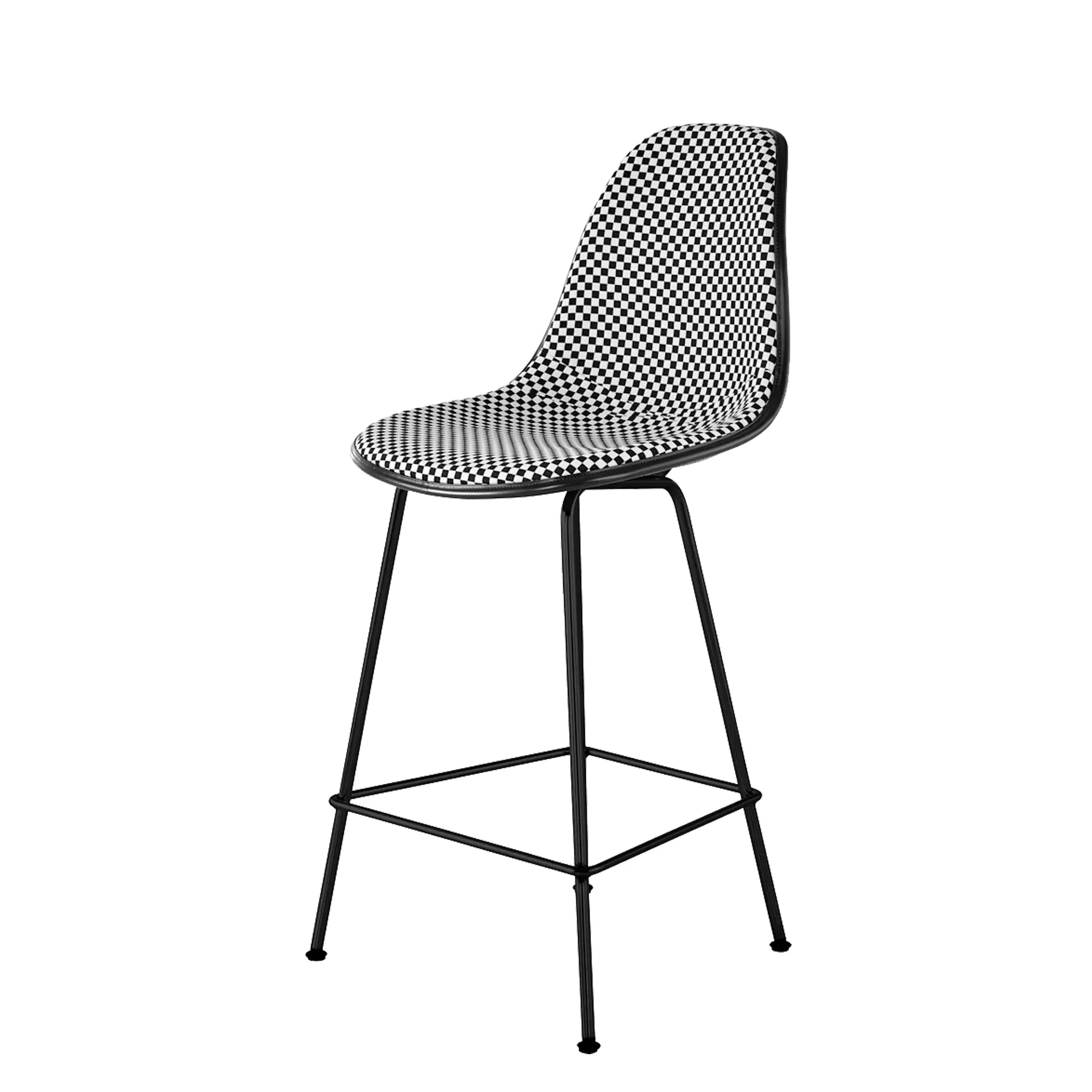Eames® Molded Plastic Stool, Counter Height - Upholstered
