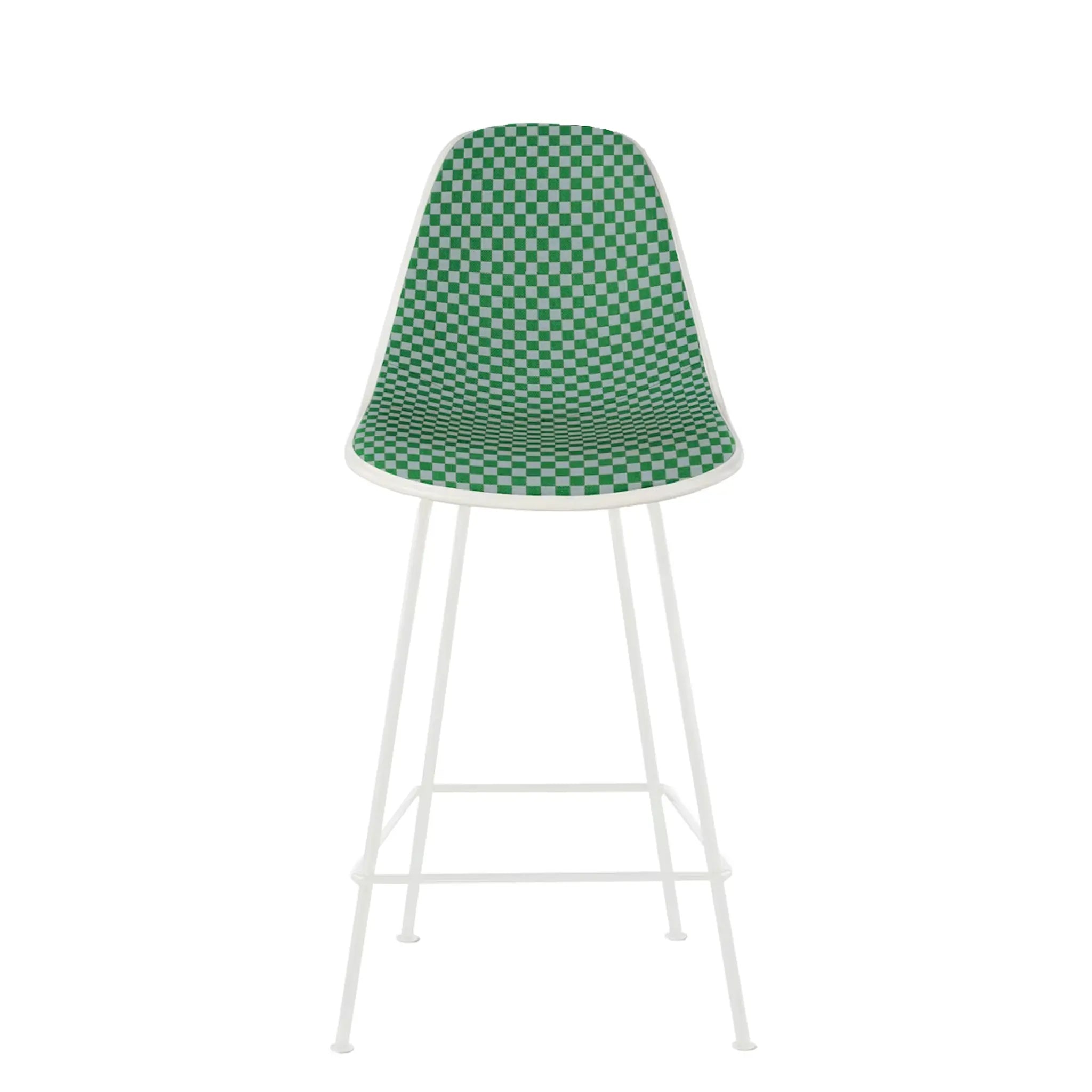 Eames® Molded Plastic Stool, Counter Height - Upholstered