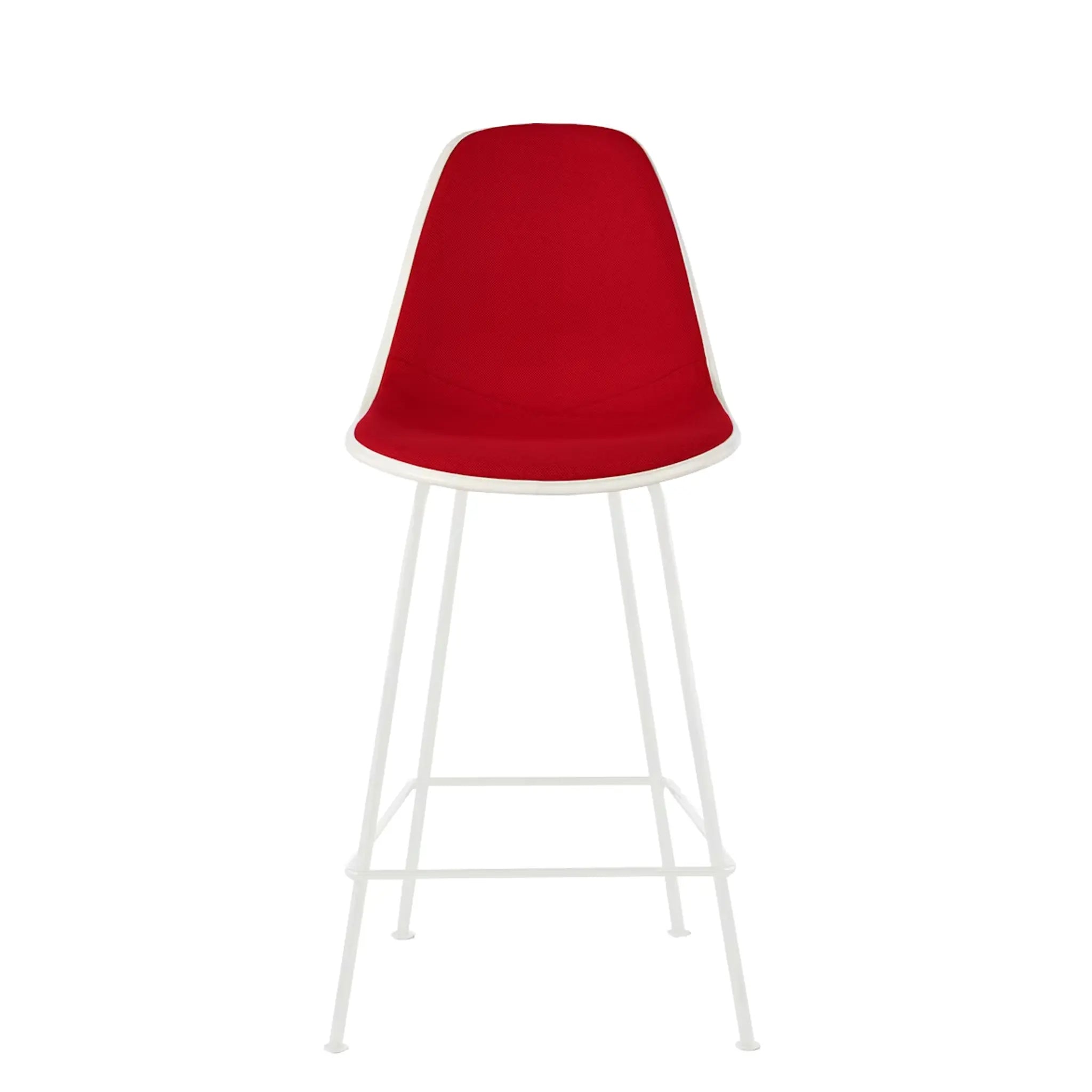 Eames® Molded Plastic Stool, Counter Height - Upholstered