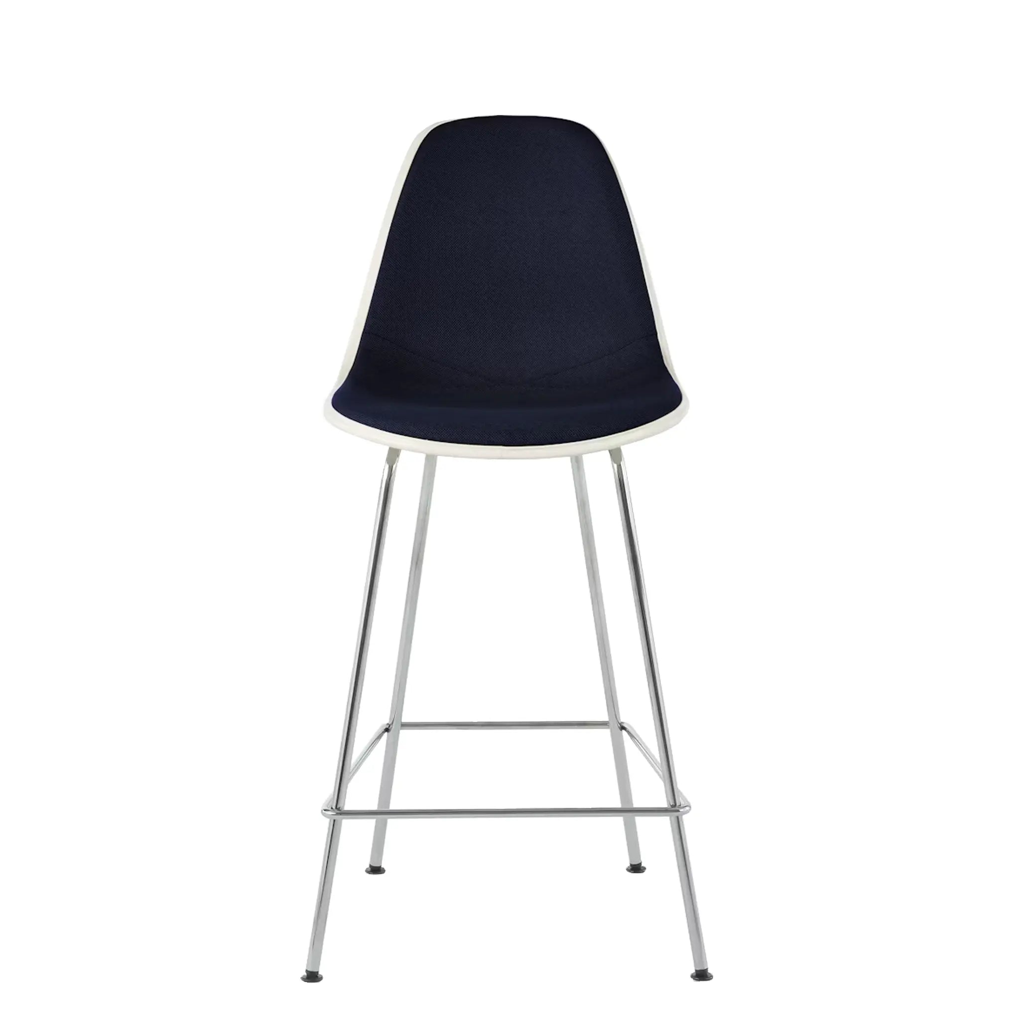 Eames® Molded Plastic Stool, Counter Height - Upholstered