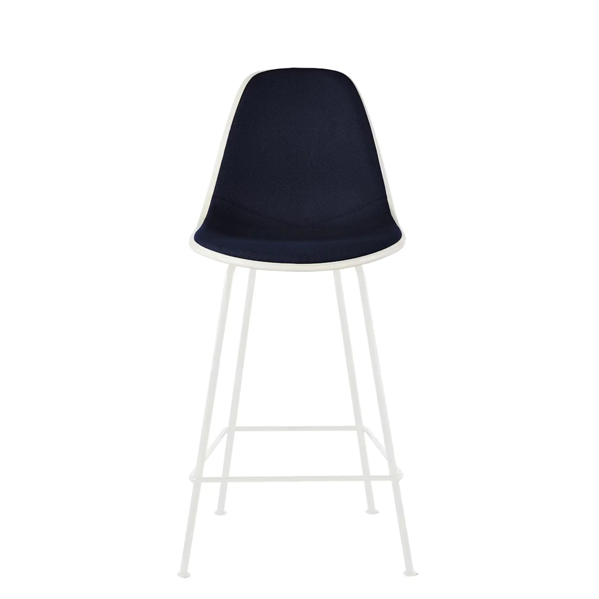 Eames® Molded Plastic Stool, Counter Height - Upholstered
