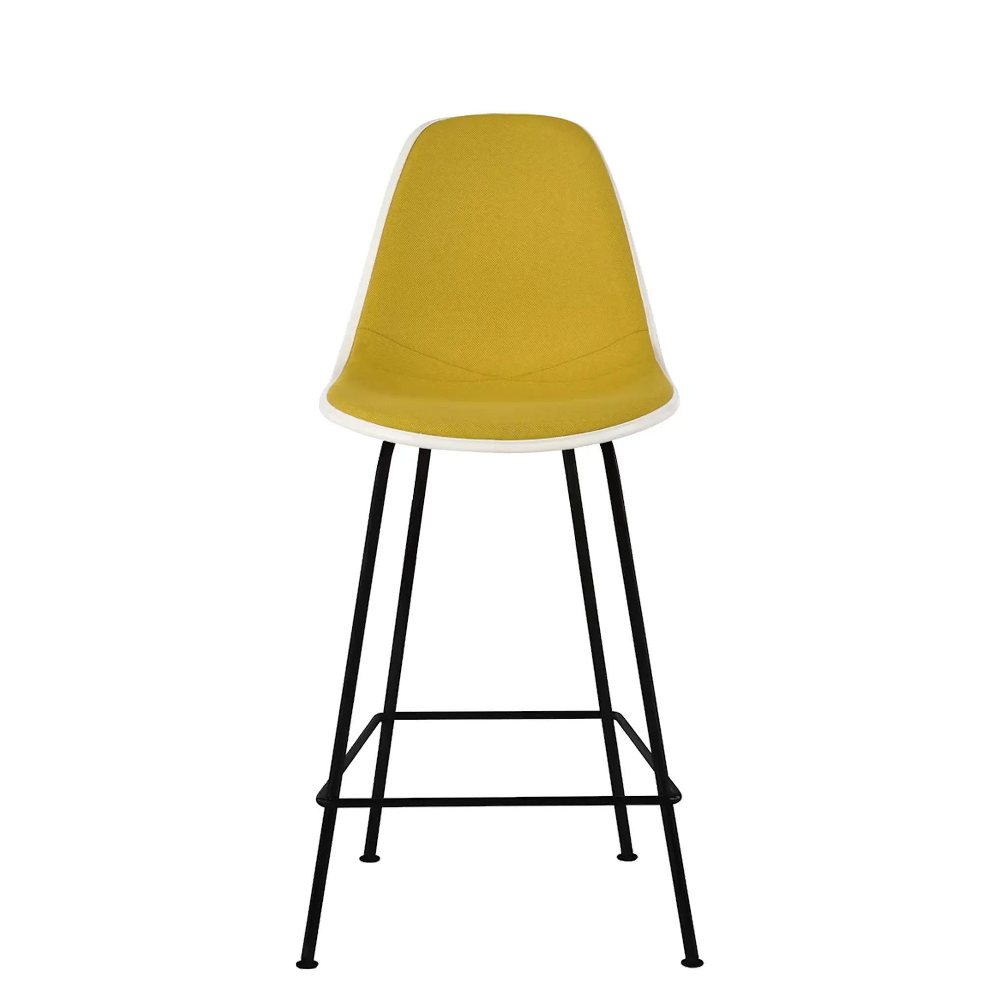 Eames® Molded Plastic Stool, Counter Height - Upholstered