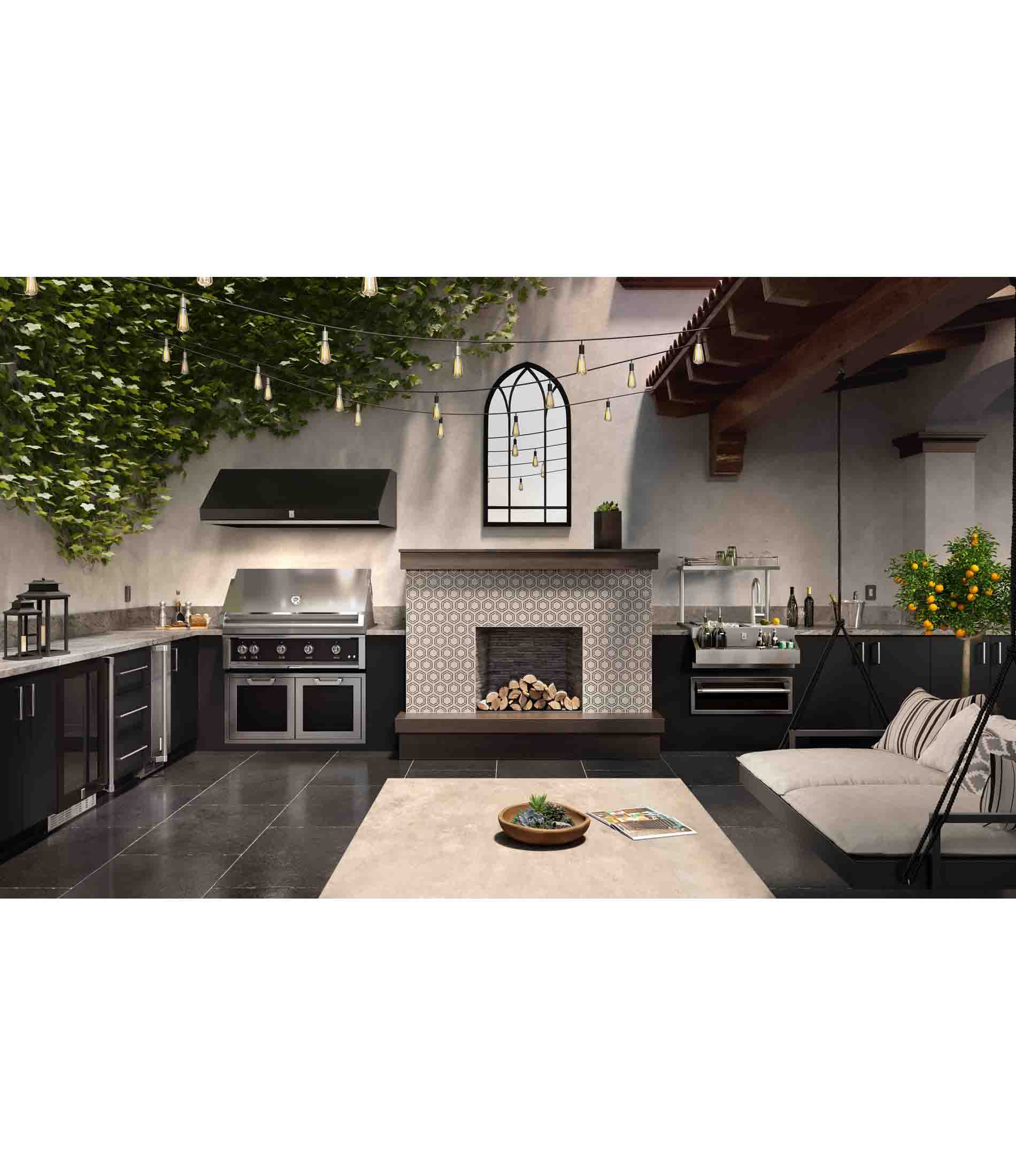 42" Built-In Grill Mixed Burner Model