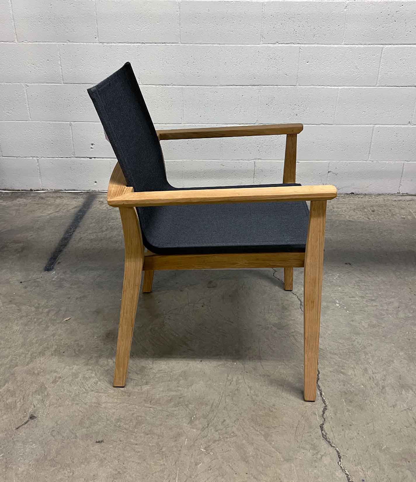 蕨木柚木吊带餐椅